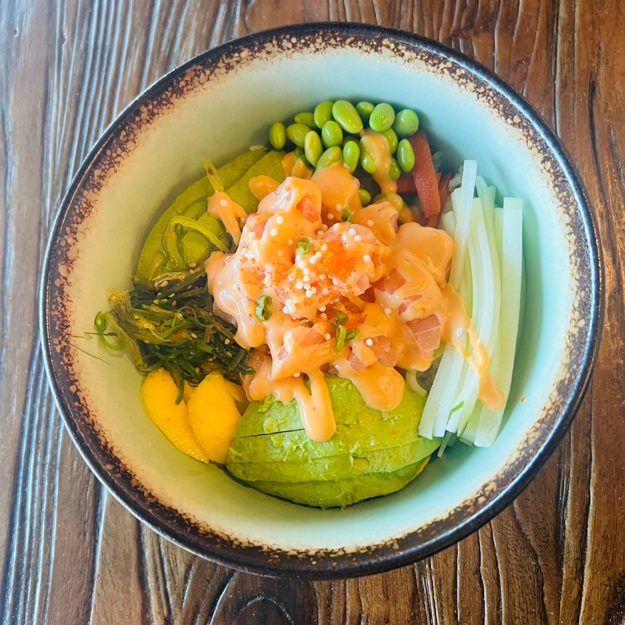 Spicy Salmon Poke Bowl