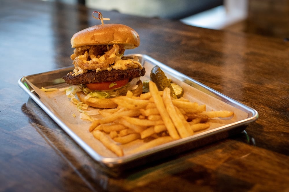 Black and Blue Burger