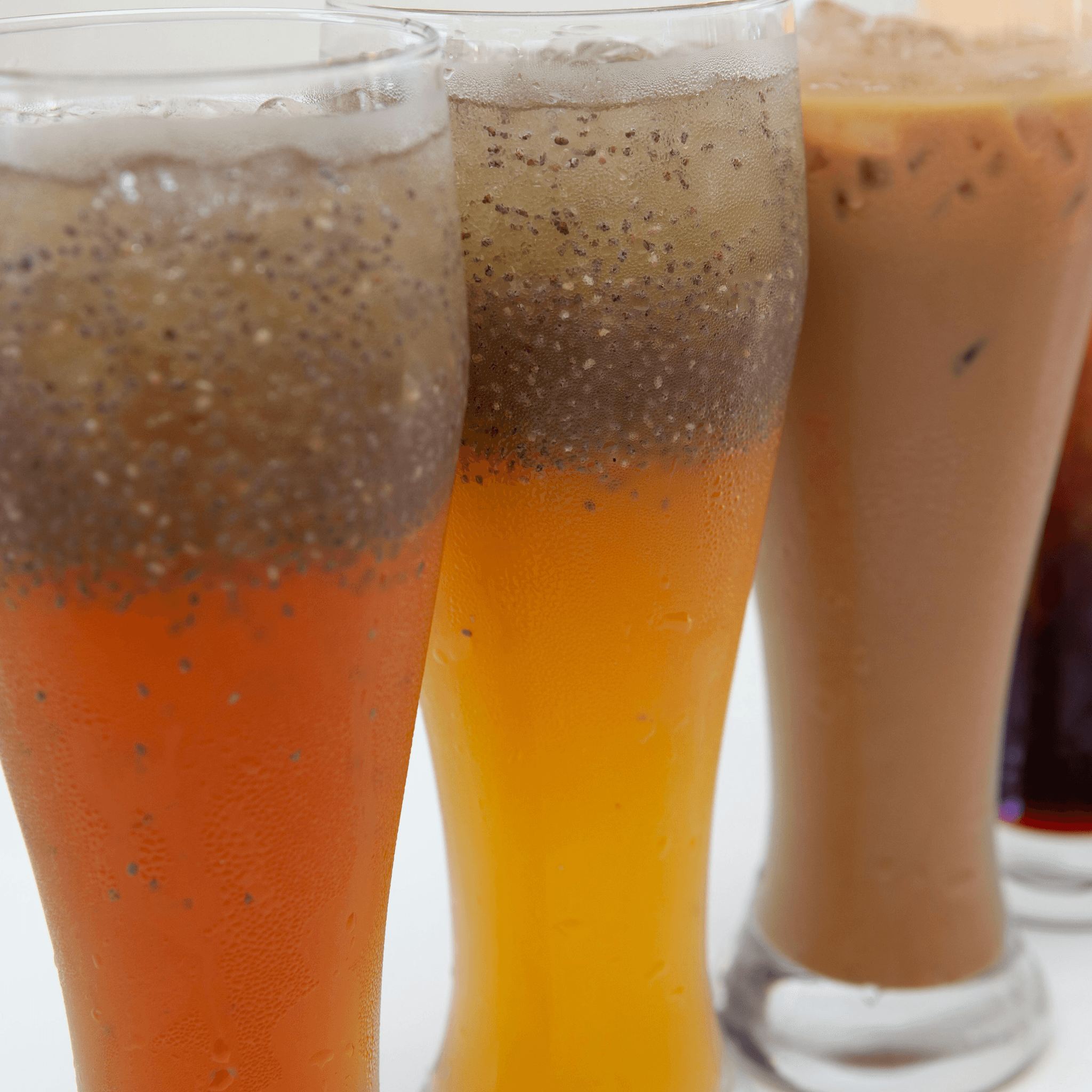 Iced Chia Lychee Tea