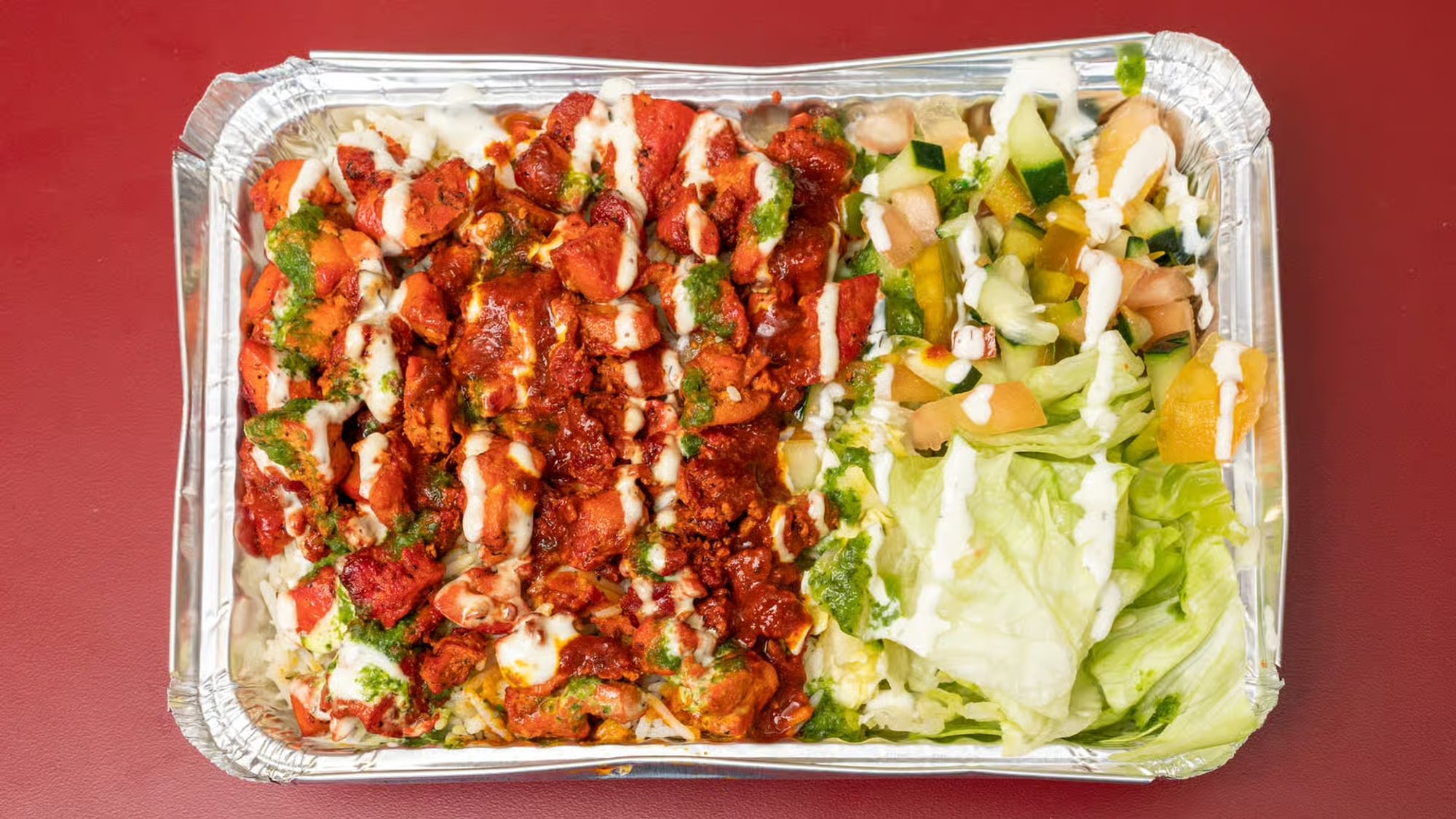 Chicken over rice