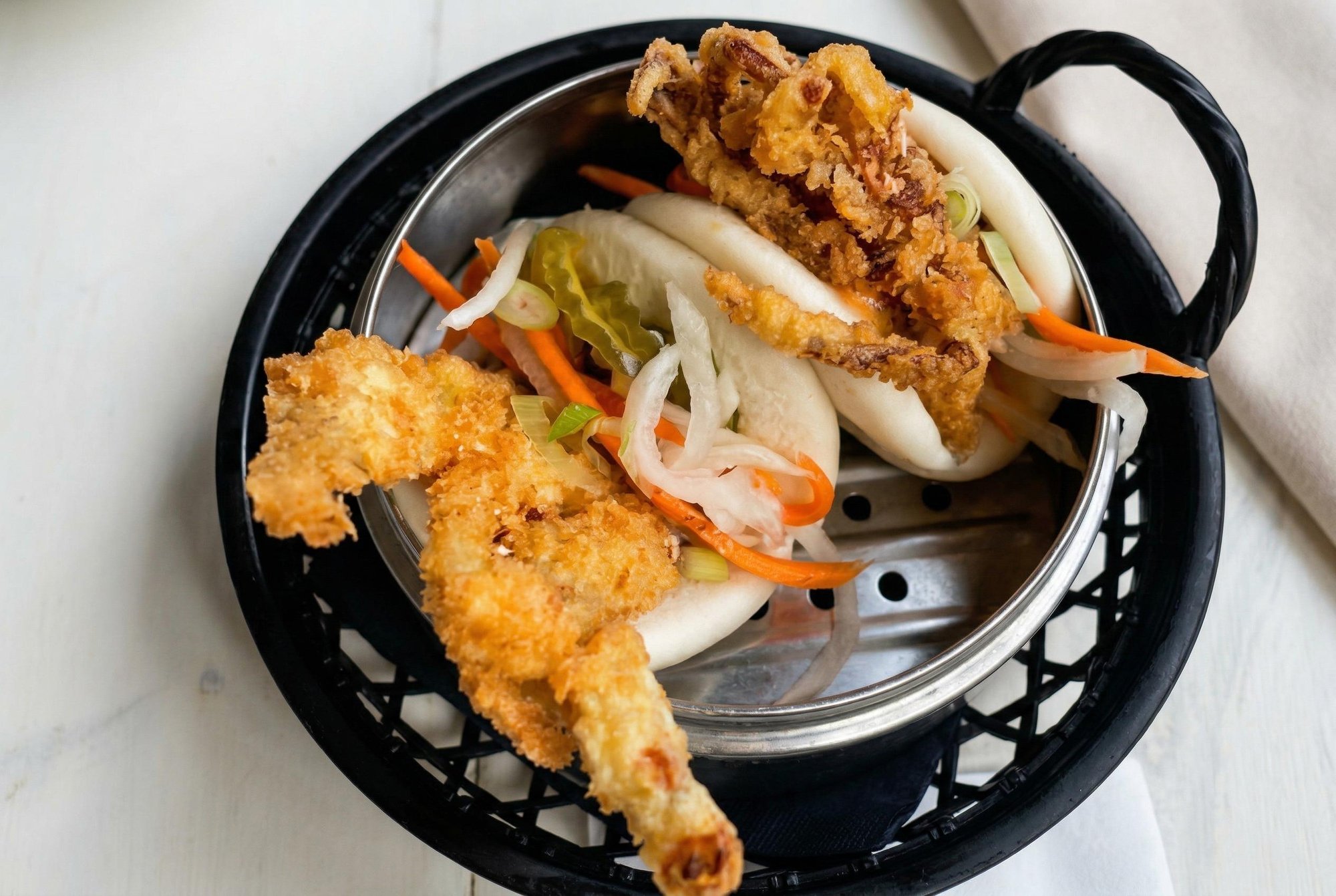 Soft Shell Crab Bao Buns