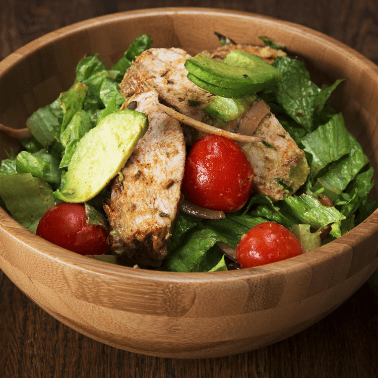 Cajun Seasoned Grilled Chicken Salad