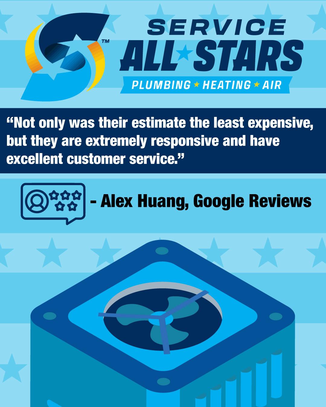 Service All-Stars Plumbing Heating and Air Comfort Image