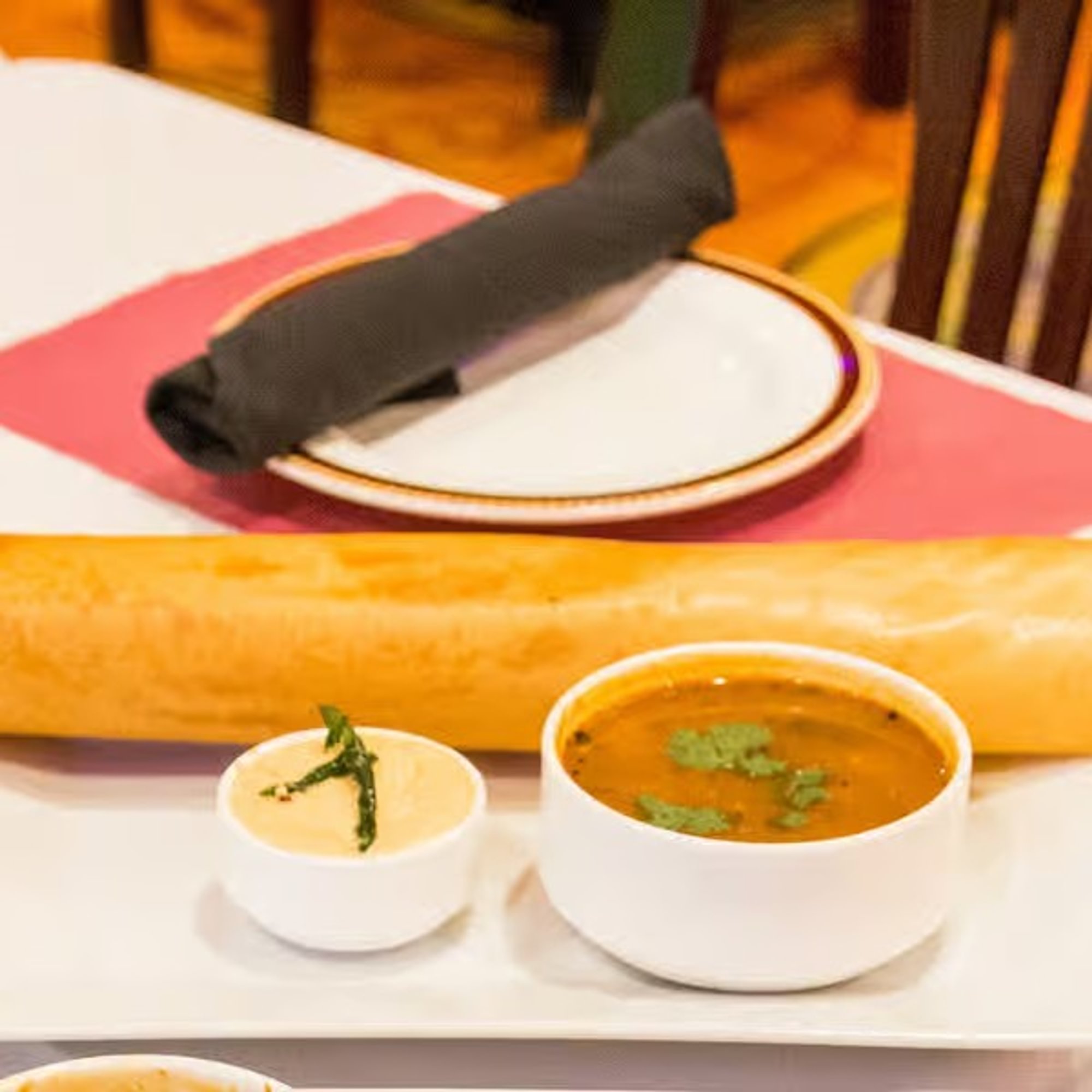 Chili, Garlic & Cheese Dosa