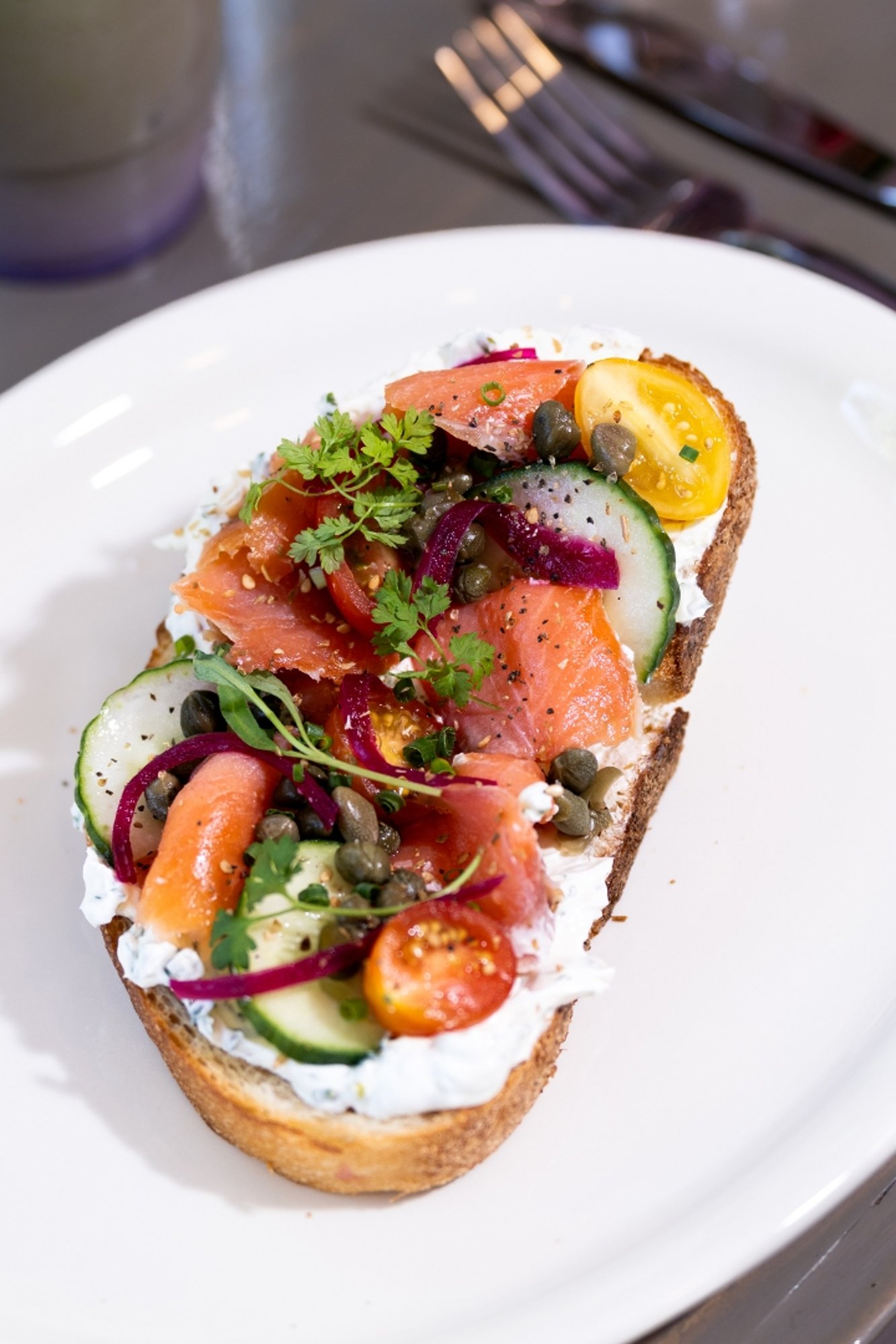 Smoked Salmon & Ricotta Toast