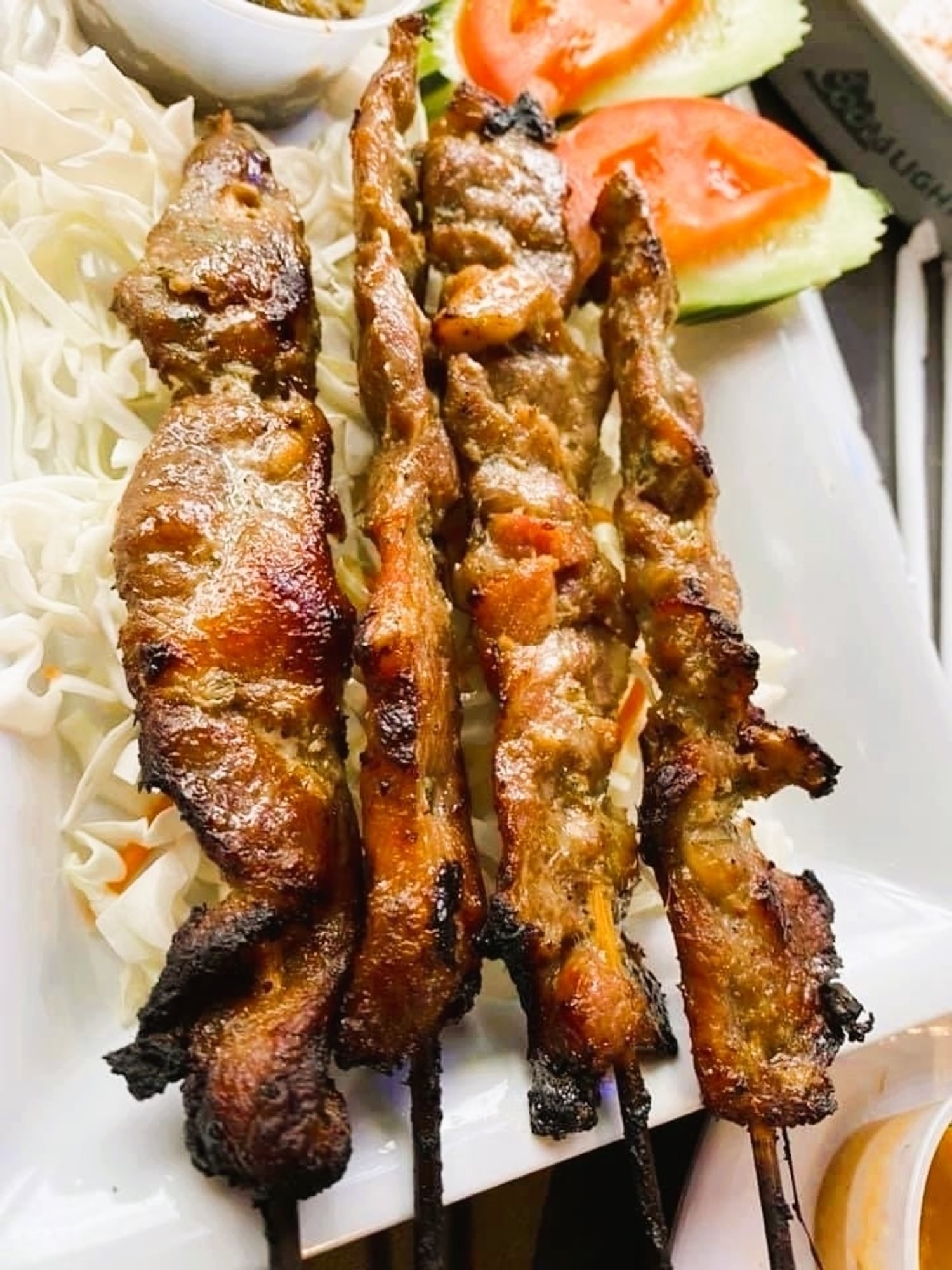 Satay-Grilled Marinated Skewered Meat