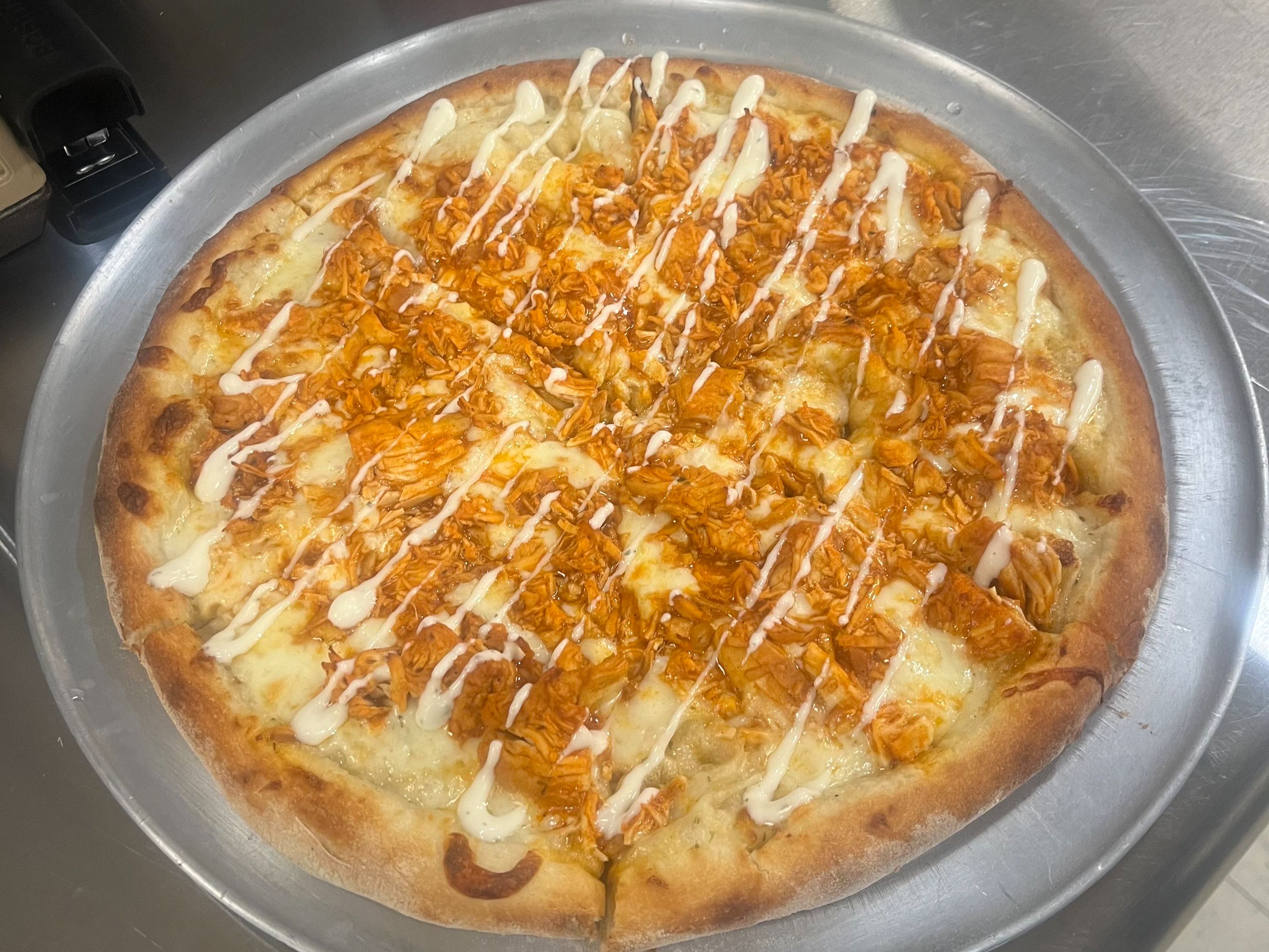 Buffalo Chicken Ranch Pizza