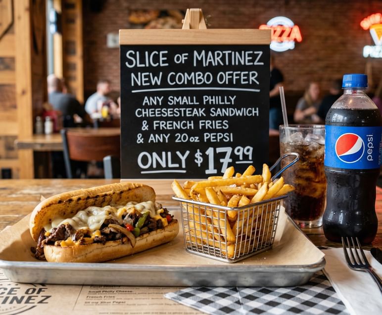 steak Philly sandwich combo