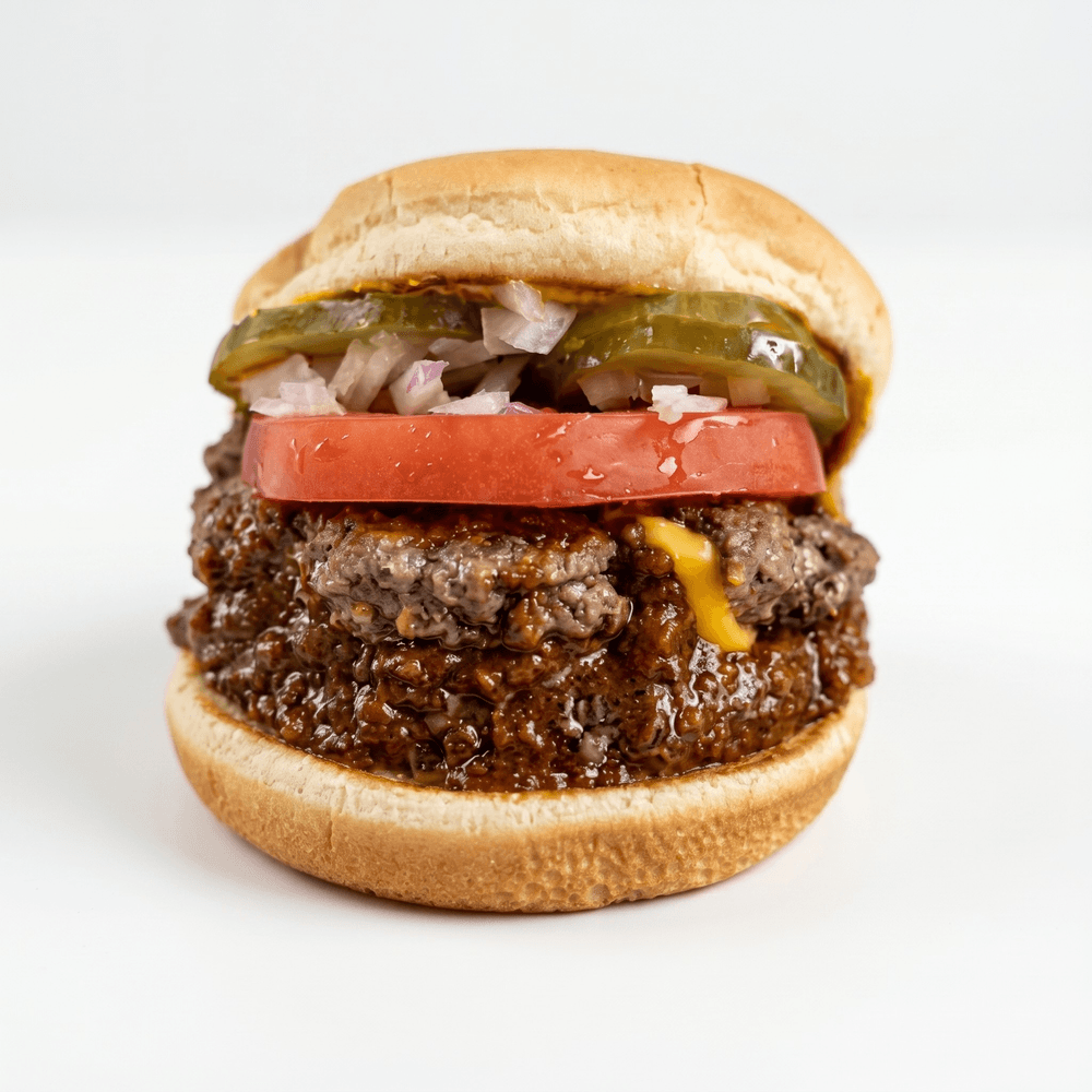 Chili Angus Beef Cheeseburger