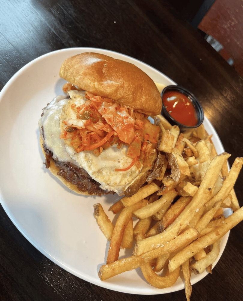 Kimchi burger