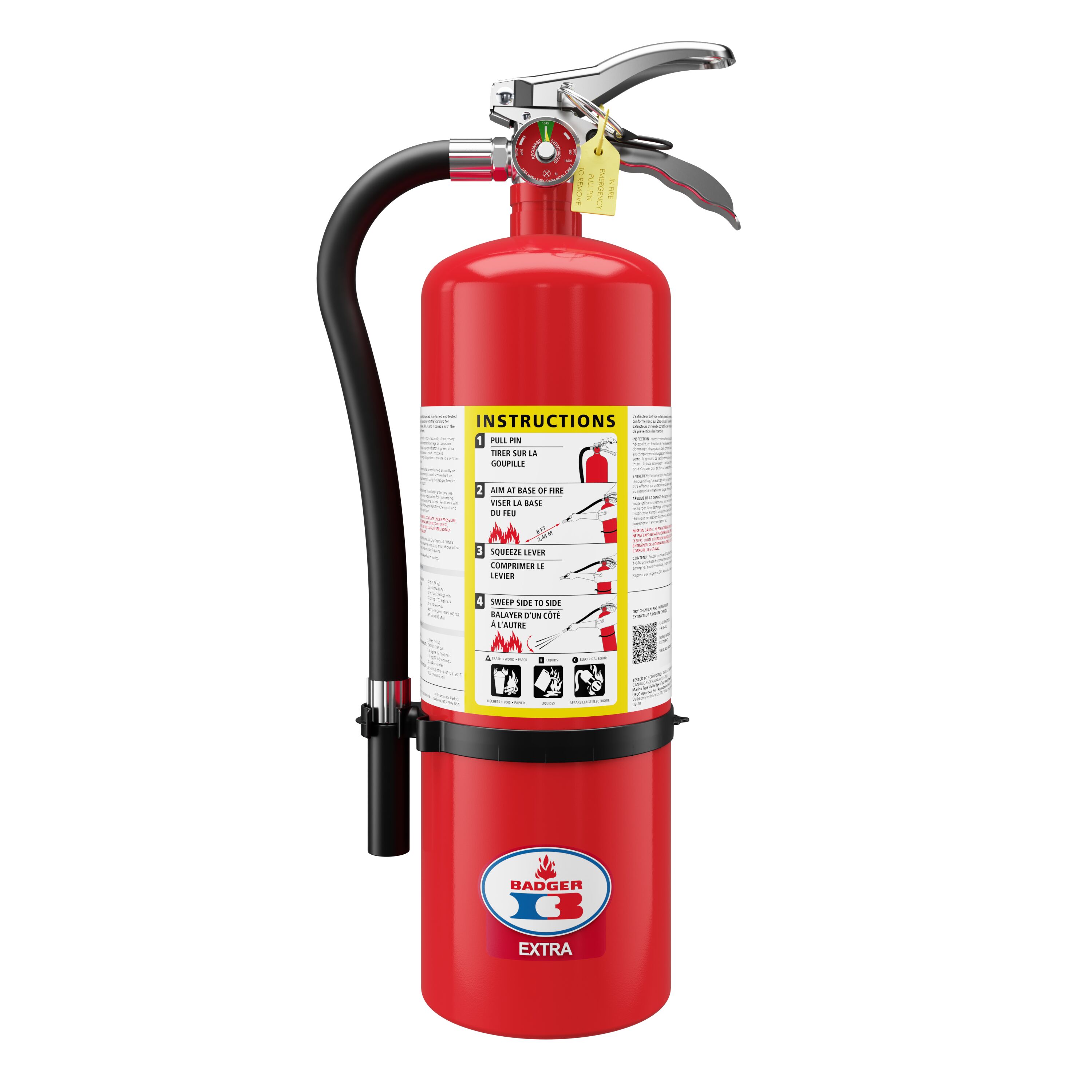Extinguisher Fire Badger's ランプ Fire Badger | ADV-250 Extinguisher Fire Chemical Dry Multipurpose アンティーク雑貨