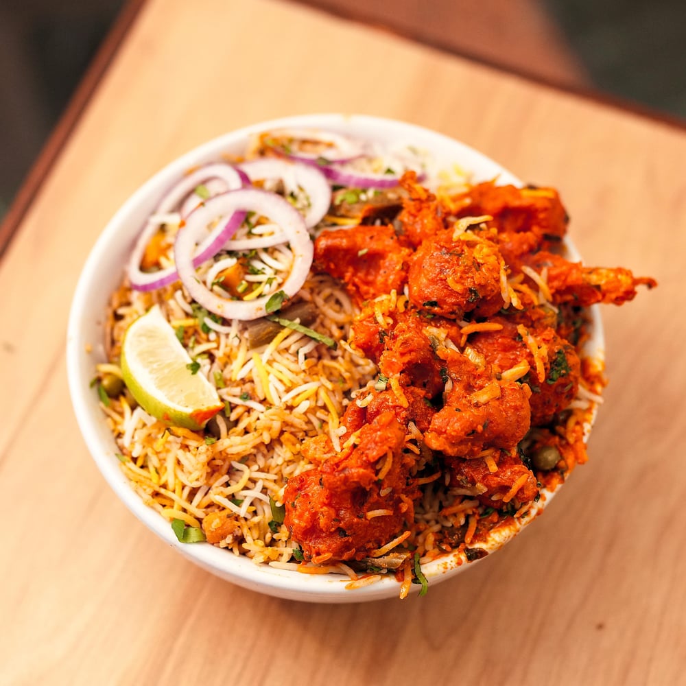 Hyderabadi Fish 65 Biryani