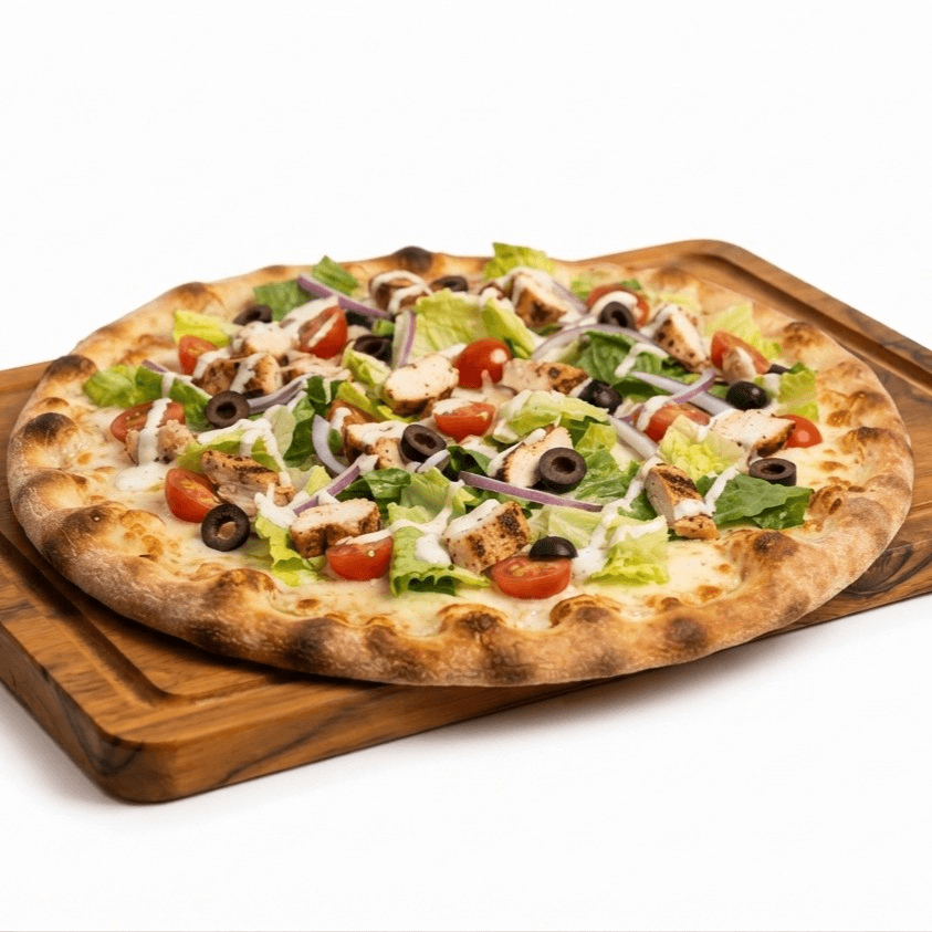 Grilled Chicken Ranch Salad Pie