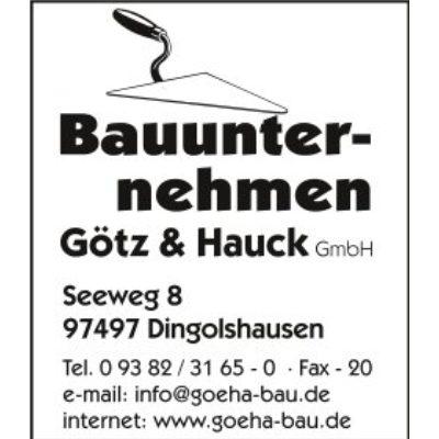 Logo von Bauunternehmen Götz & Hauck GmbH