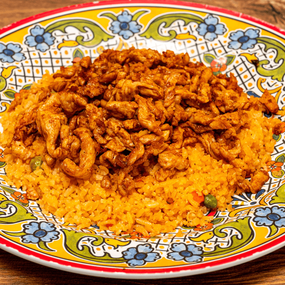 Mexican rice with meat