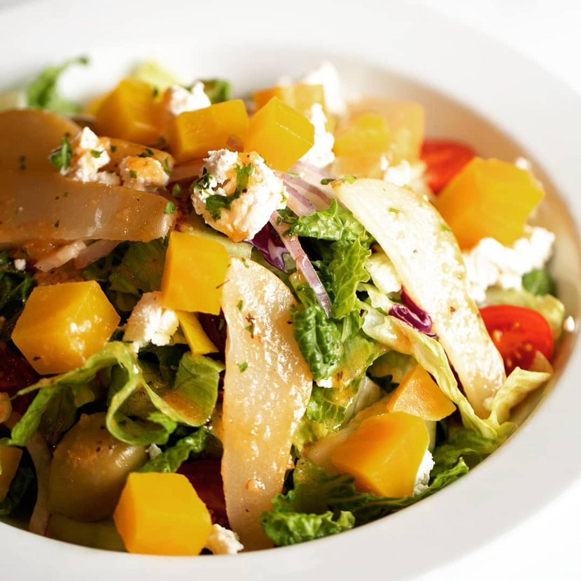 Pear & Goat Cheese Salad