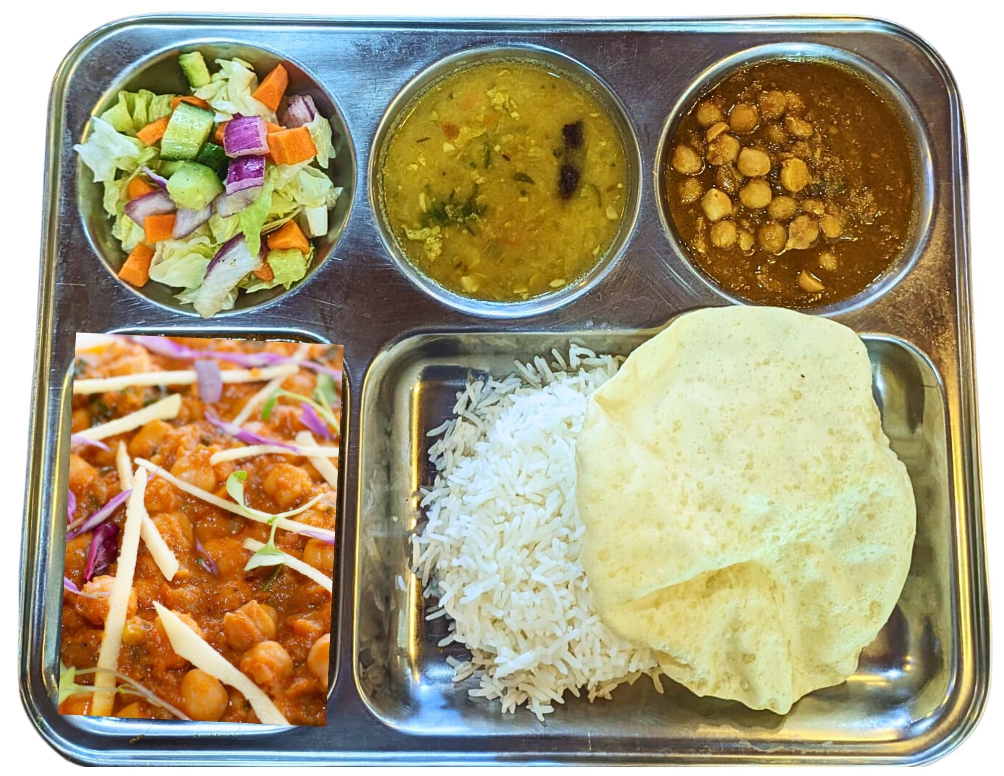 Chana Masala Thali