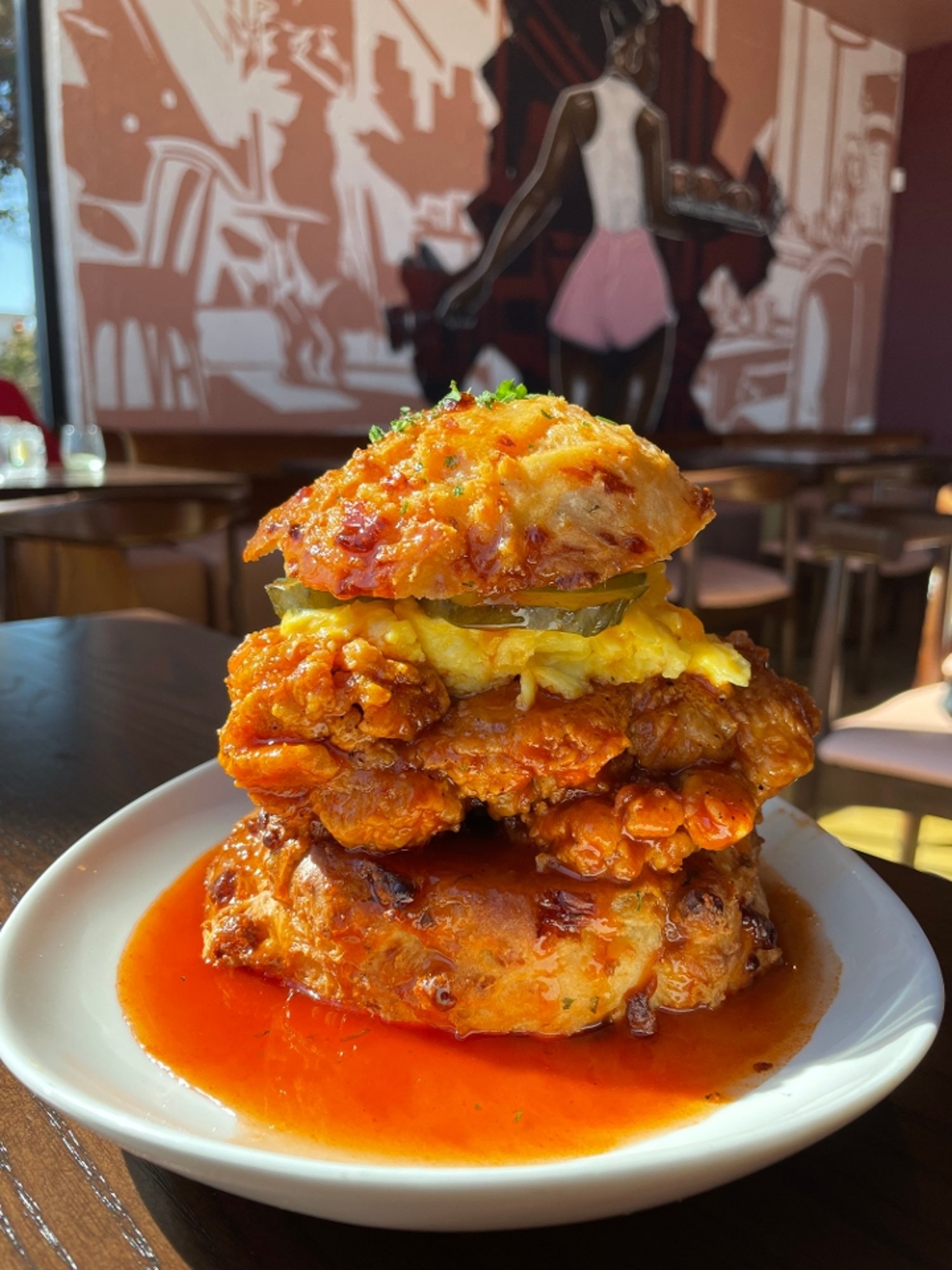 Hot Honey Chicken Biscuit
