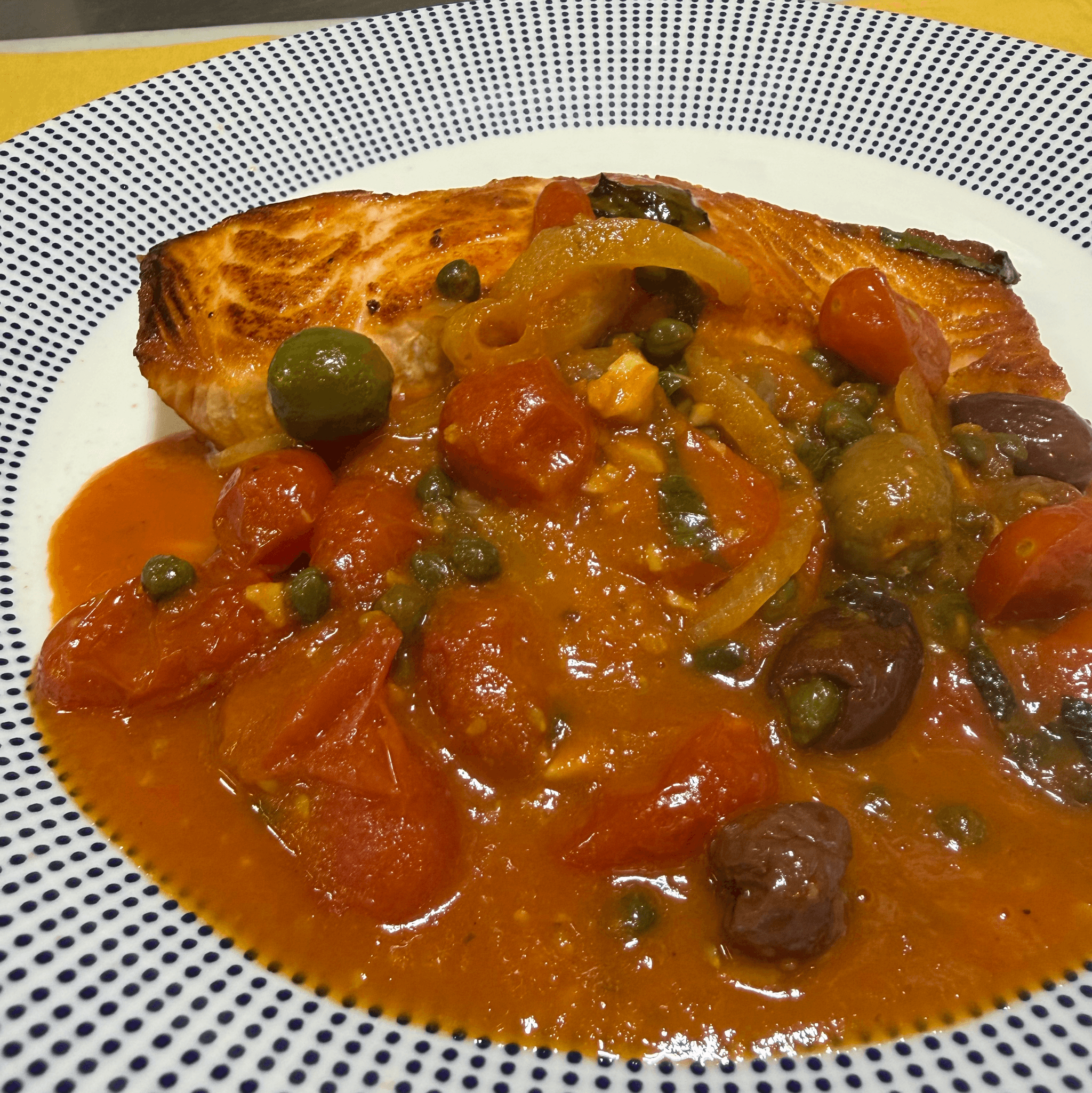Salmon Puttanesca