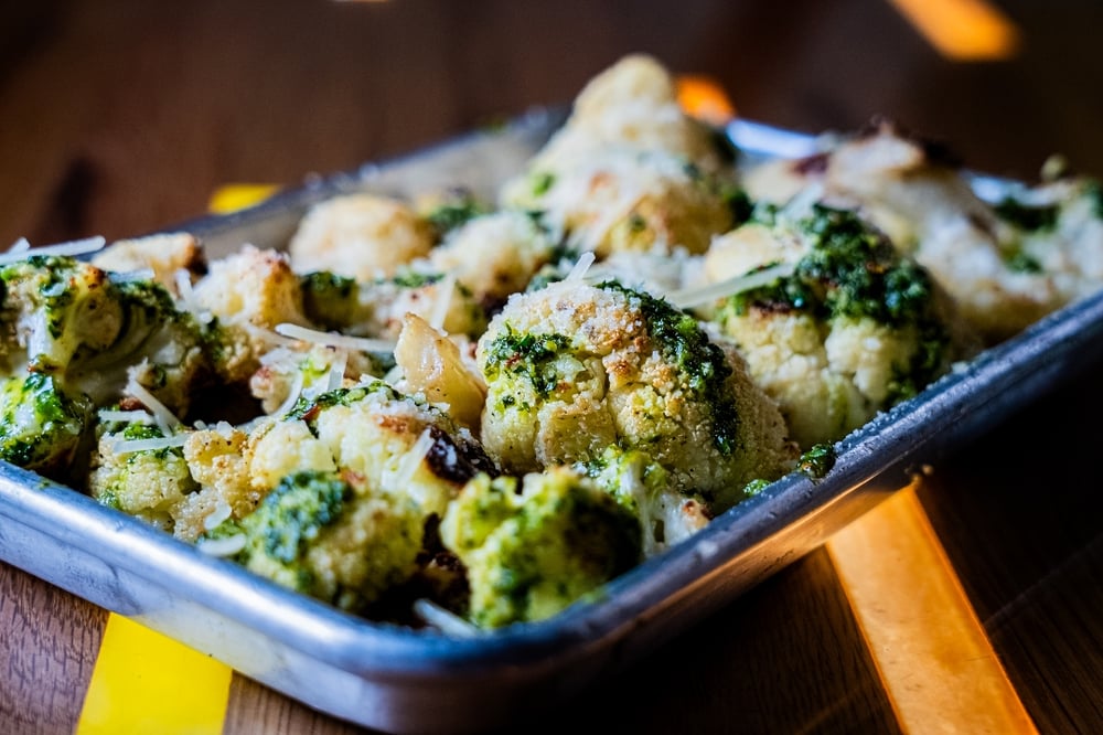 Cheesy Cauliflower Bites