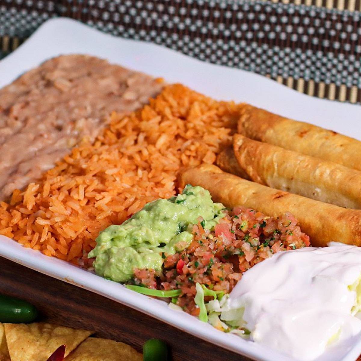 Flautas Plate