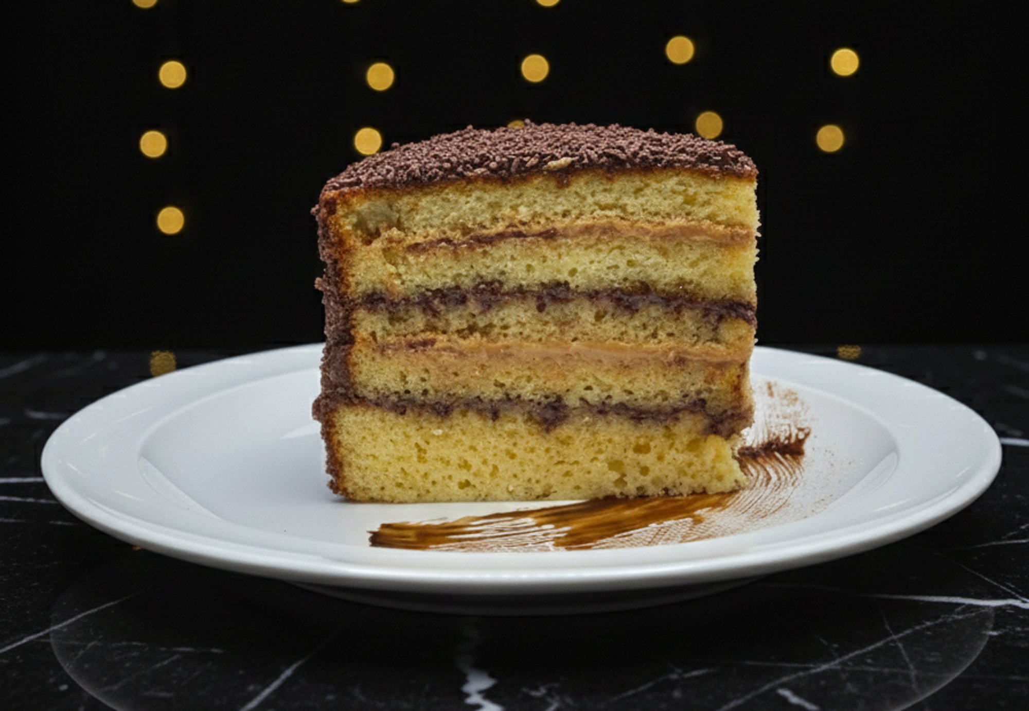 Nutella and Dulce de Leche Cake/Torta Capita-