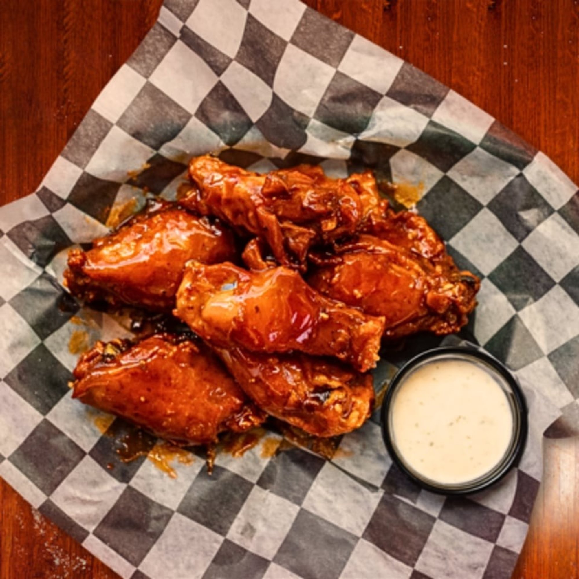 Spicy PEACH 🍑 Wings (6)