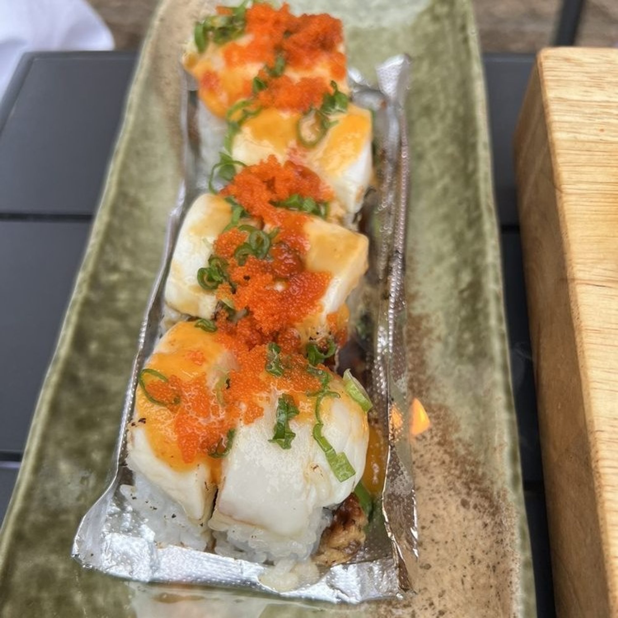 5. Miso on Fire Roll