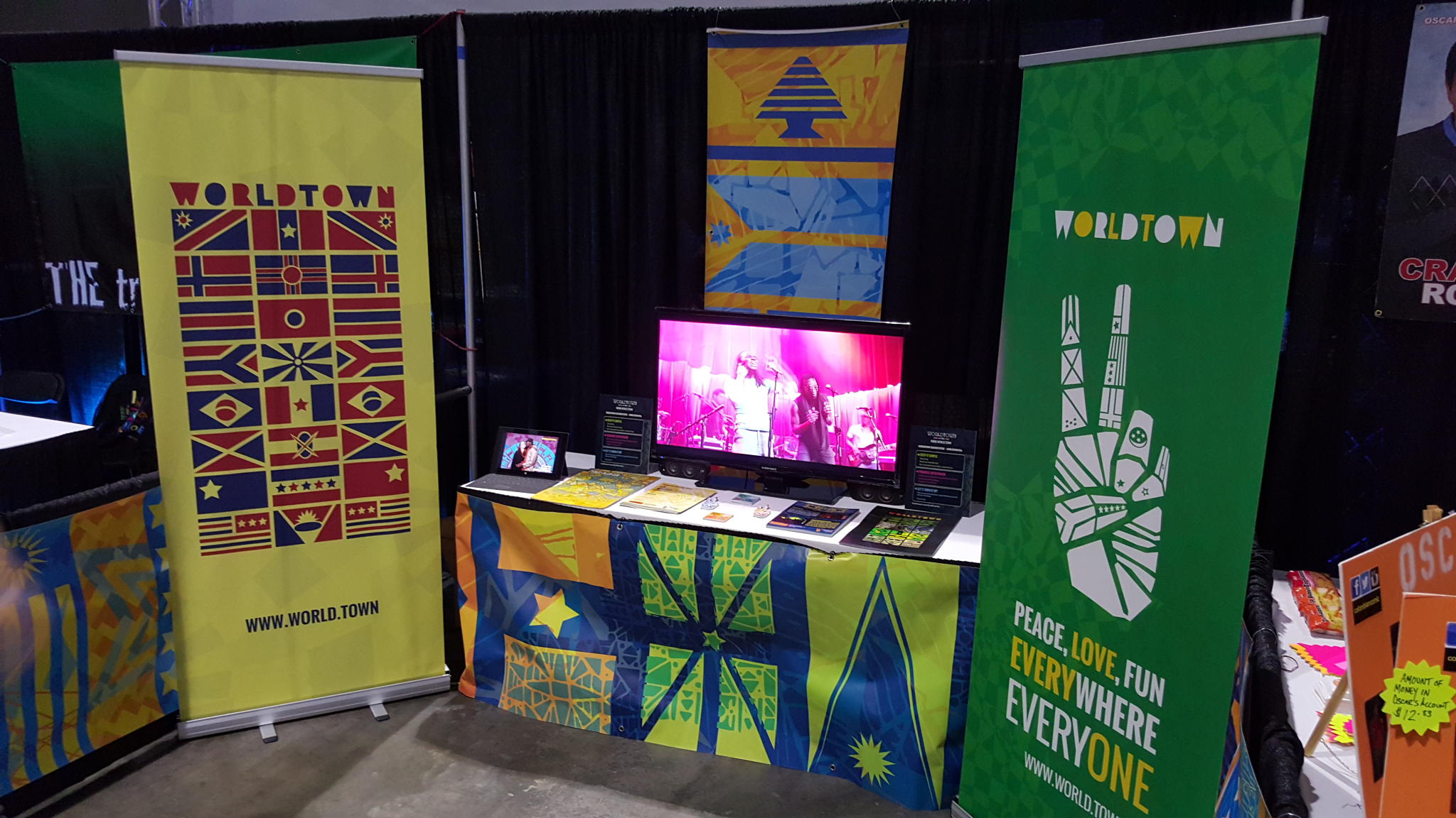 Indie-Life Conference Booth Setup