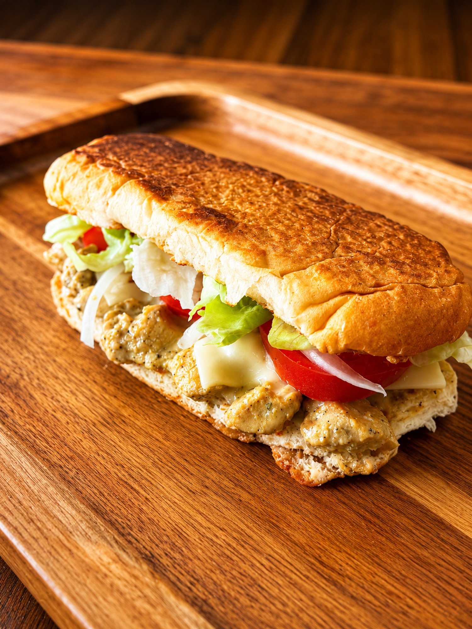 Chopped Chicken + Mofo Sandwich