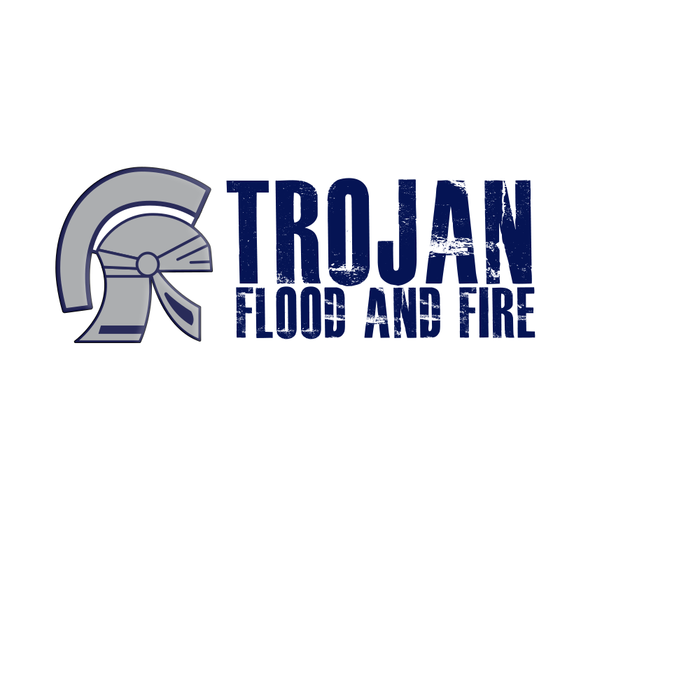 Trojan Flood &amp; Fire Logo