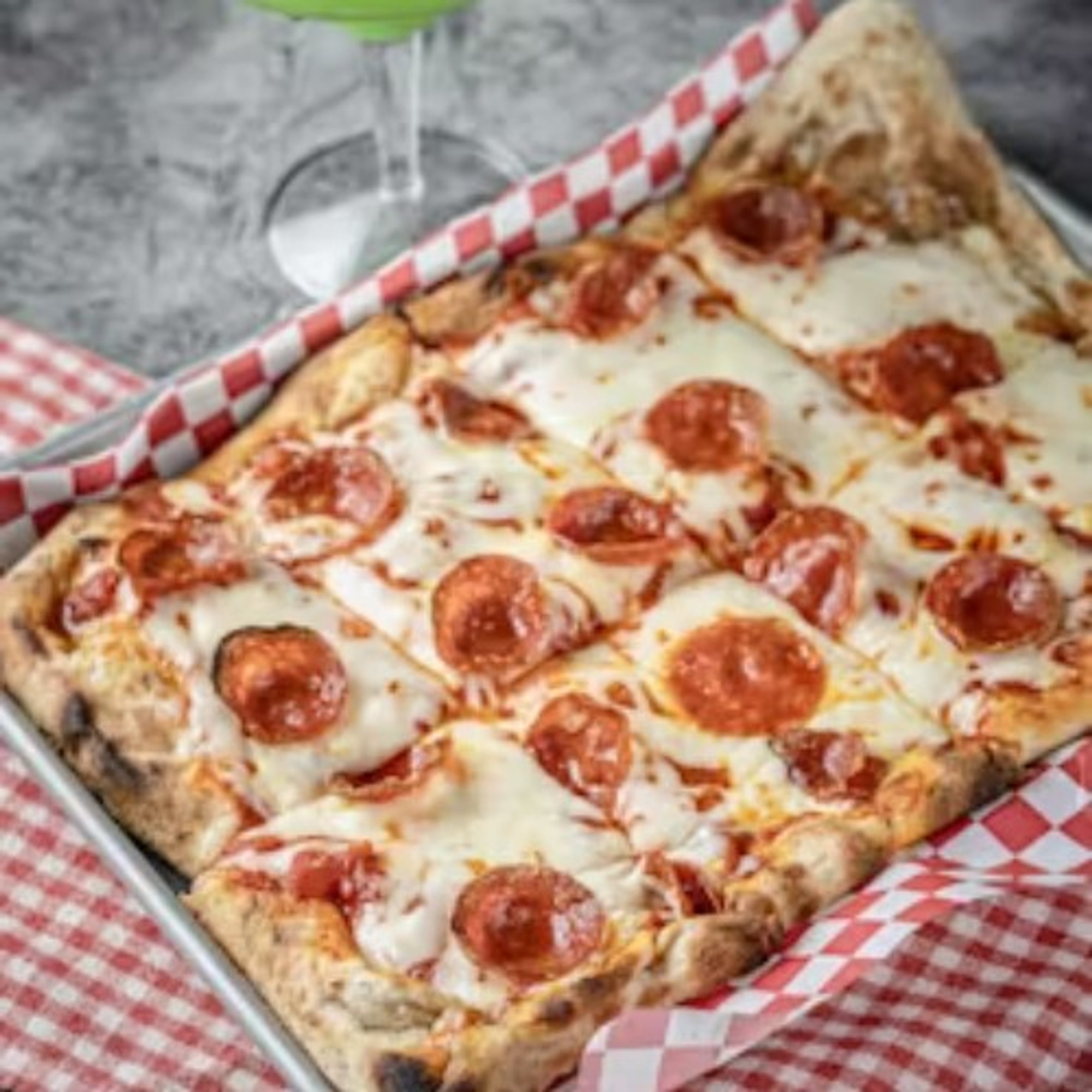 Flat Bread Pepperoni Pizza