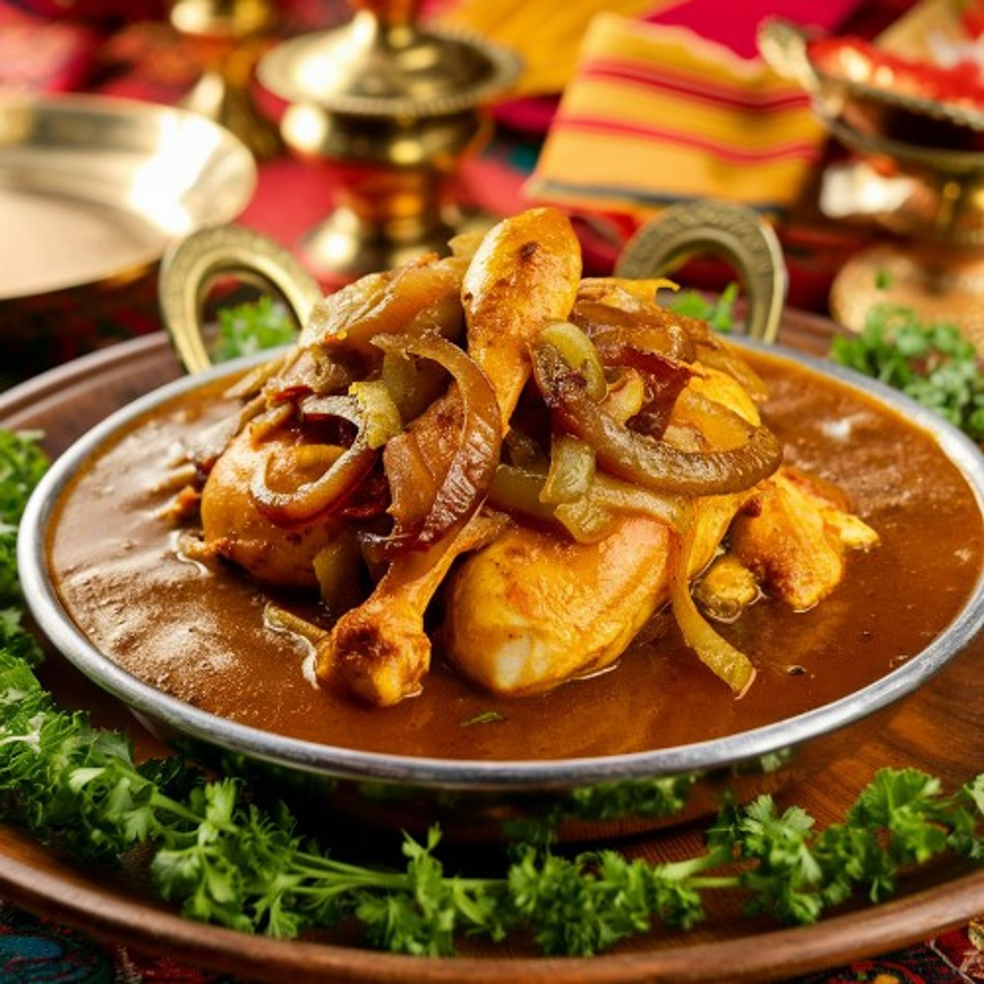 Brown Stew Chicken Snack
