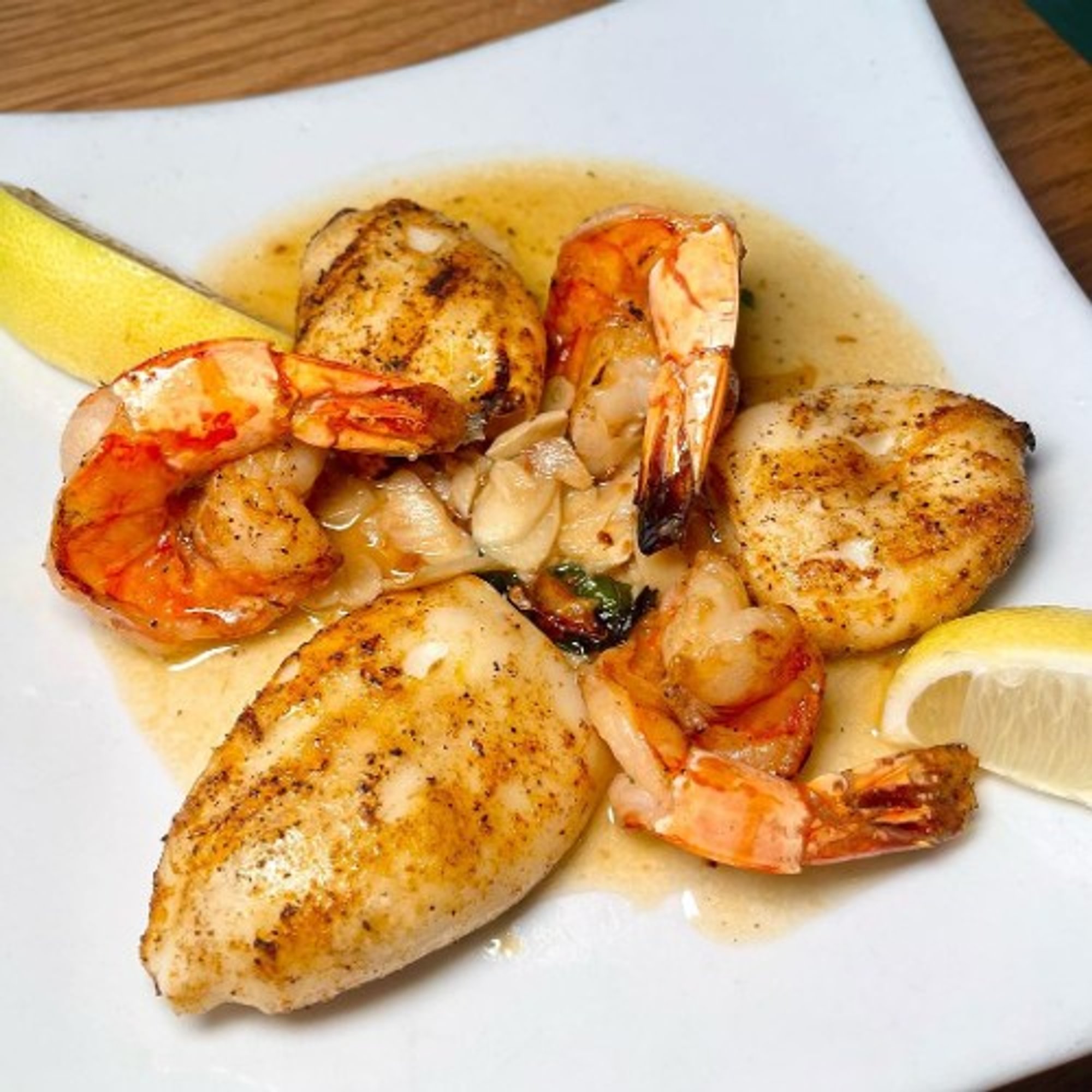 Grilled Calamari & Shrimp