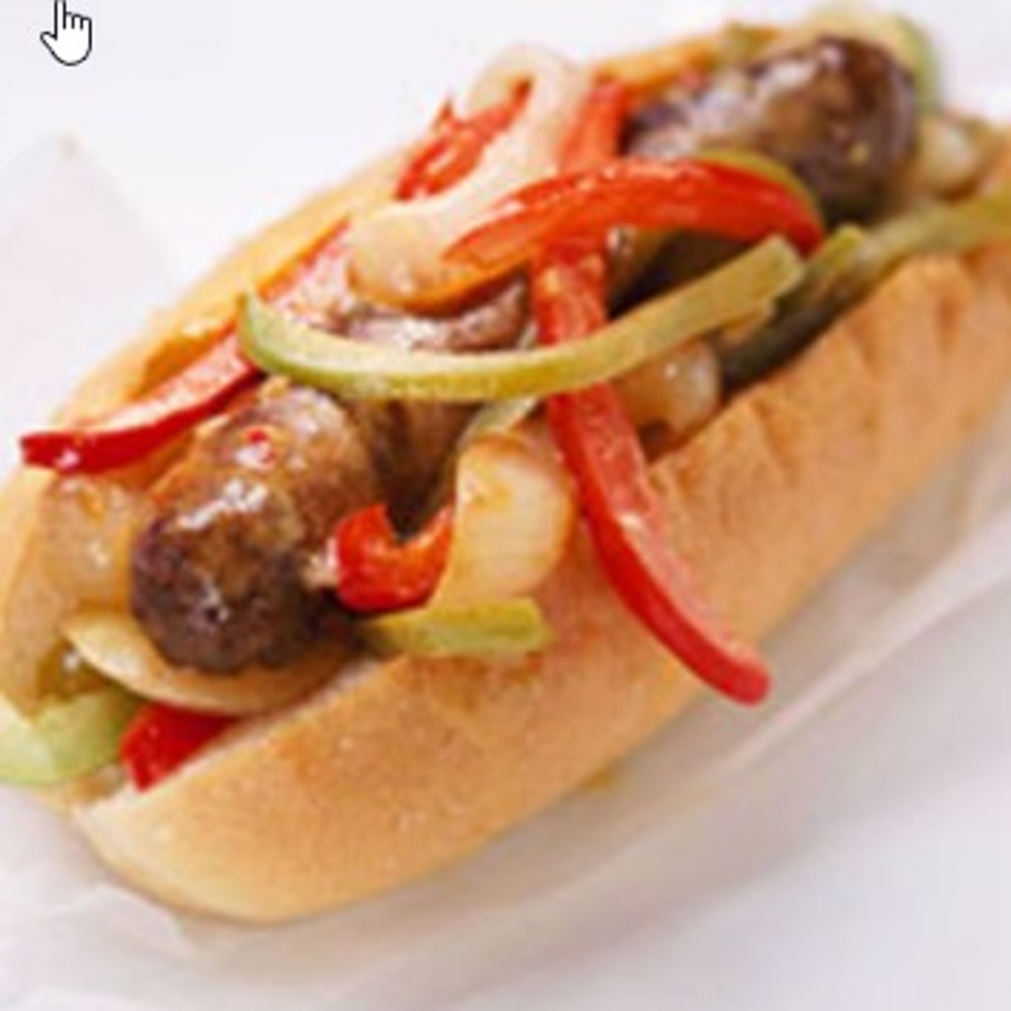 Sausage Peppers & Onions Sandwich