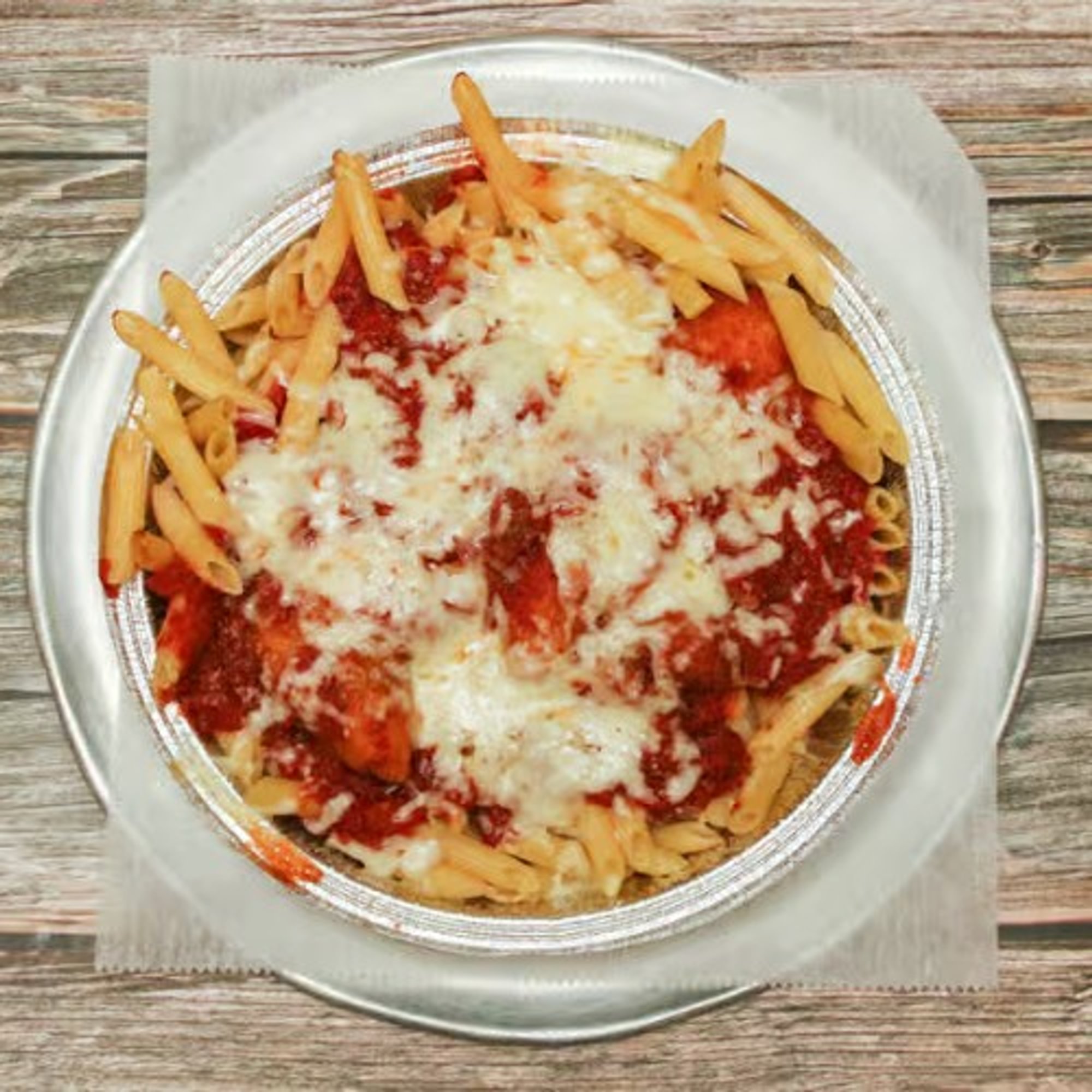 Pasta with Chicken Parmesan