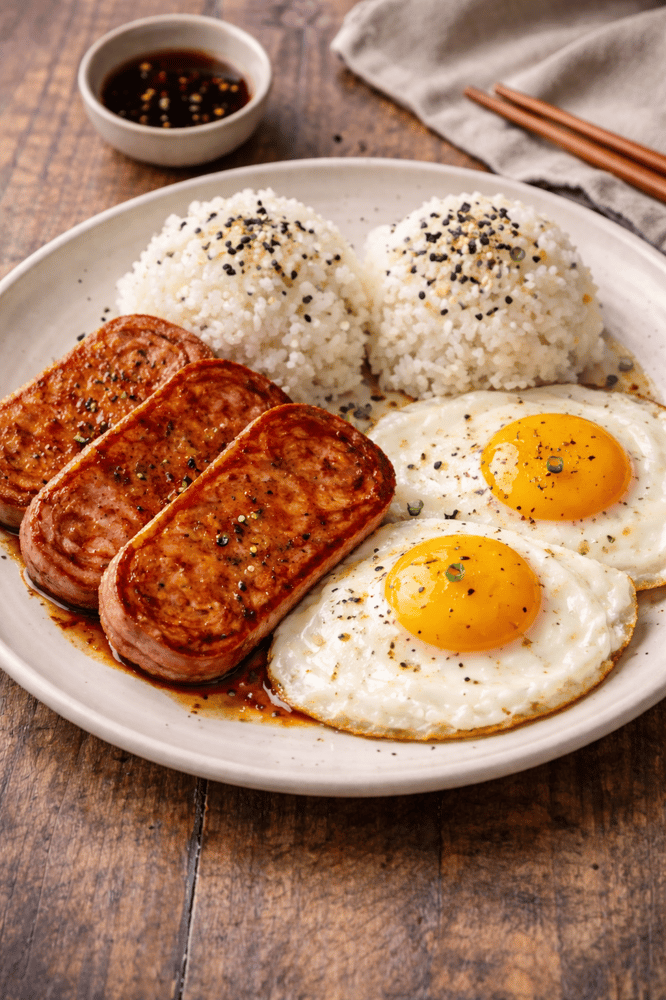 Spam & Eggs Plate