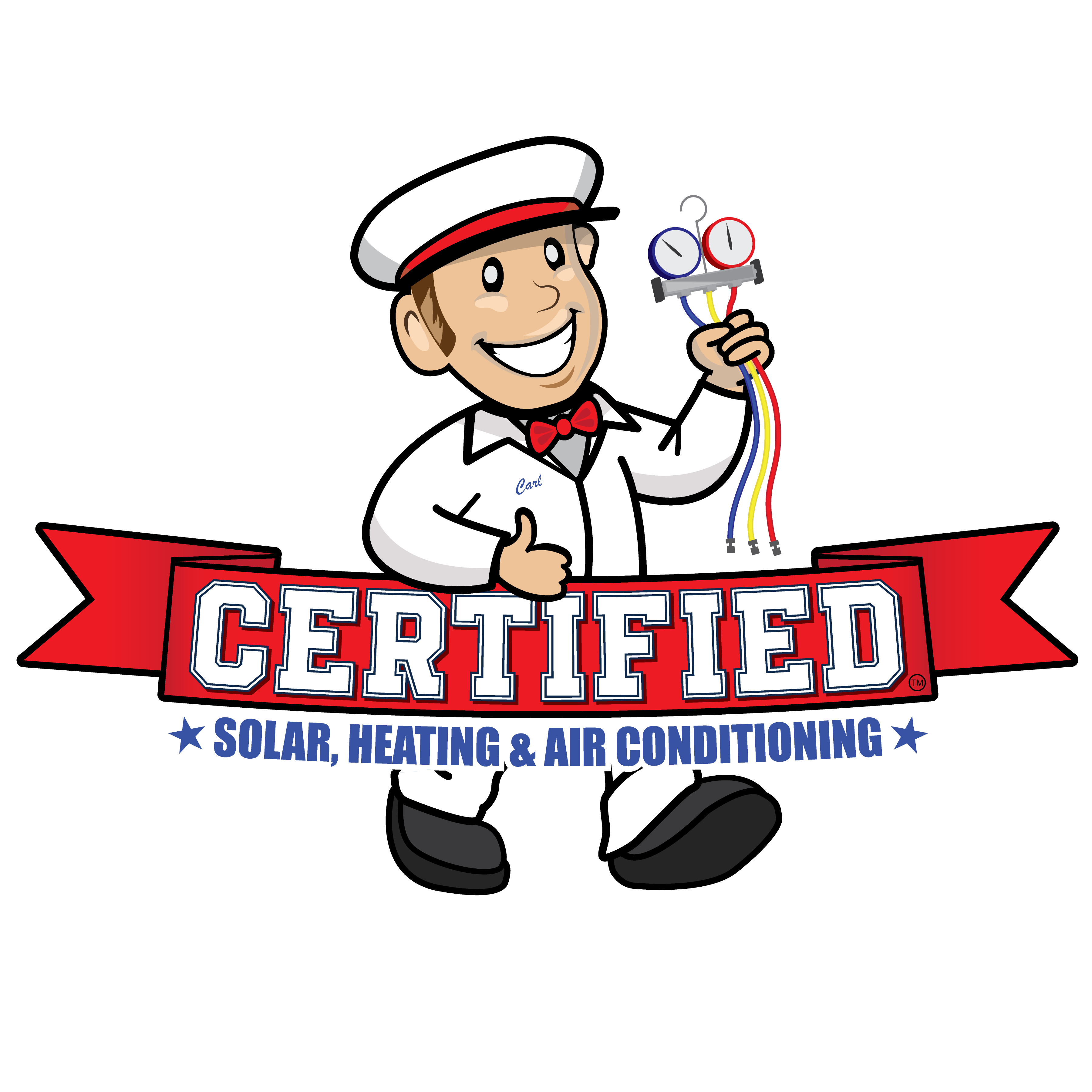 Certified Heating &amp; Air Conditioning Logo