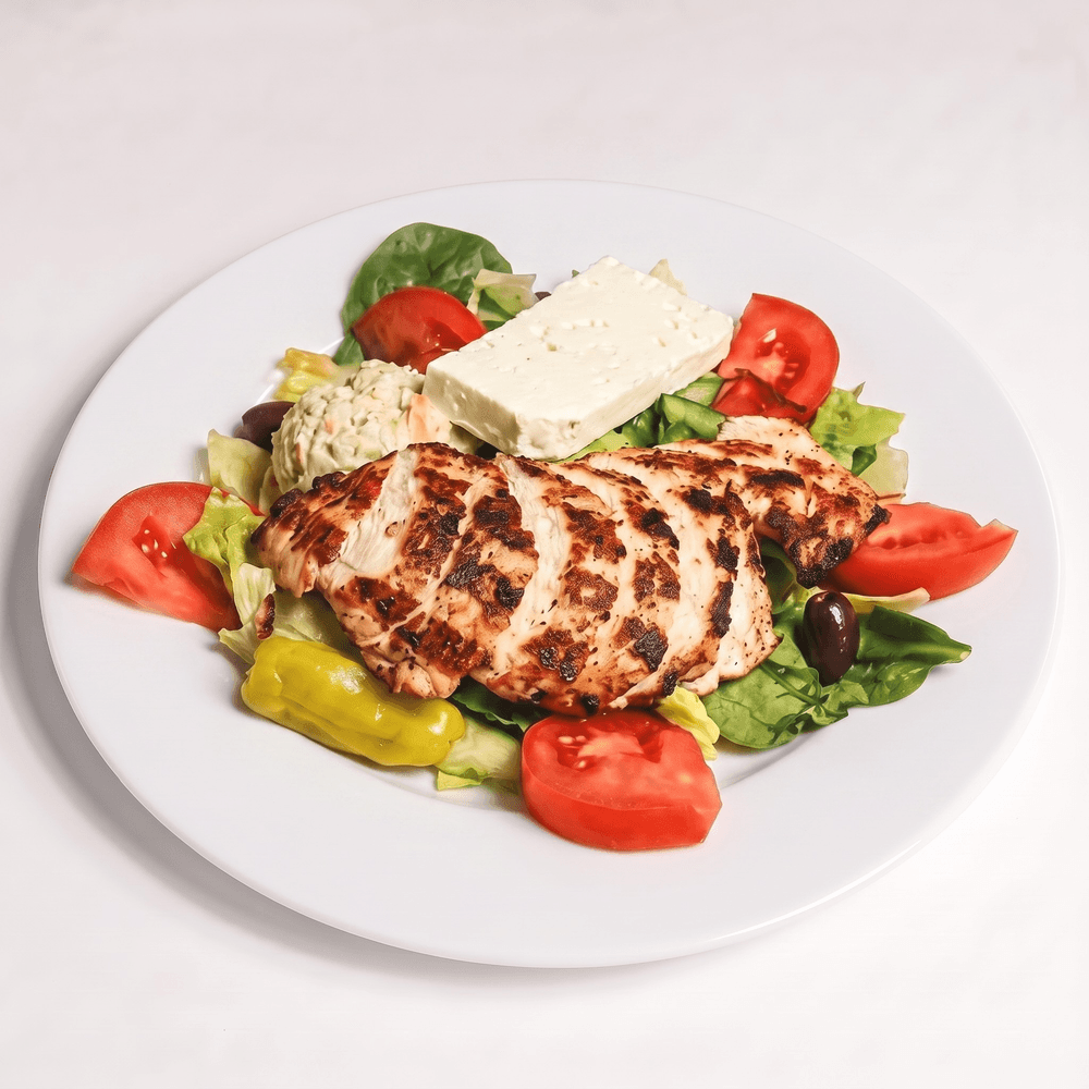 Greek Salad with Grilled Chicken