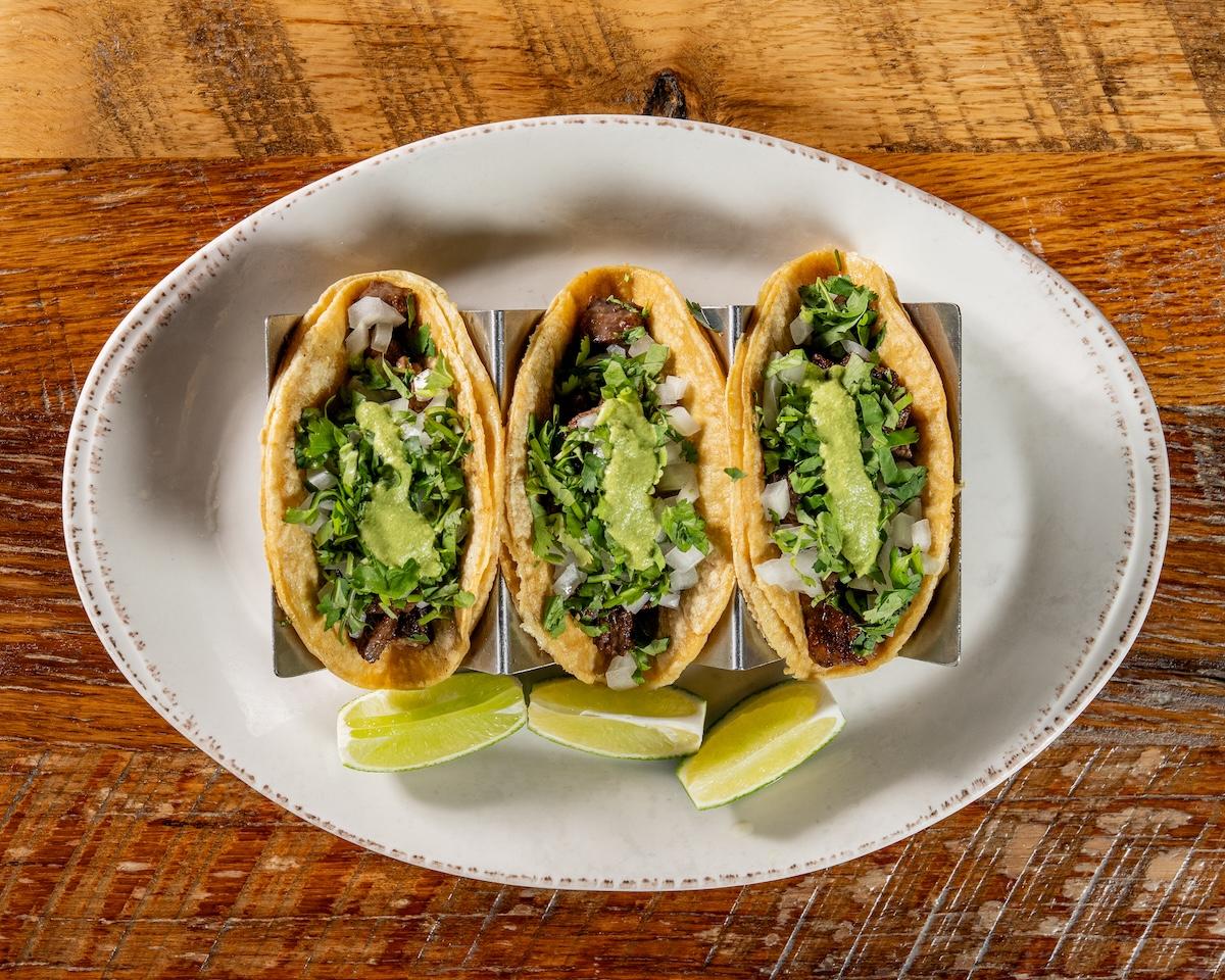 Aged Skirt Steak Tacos