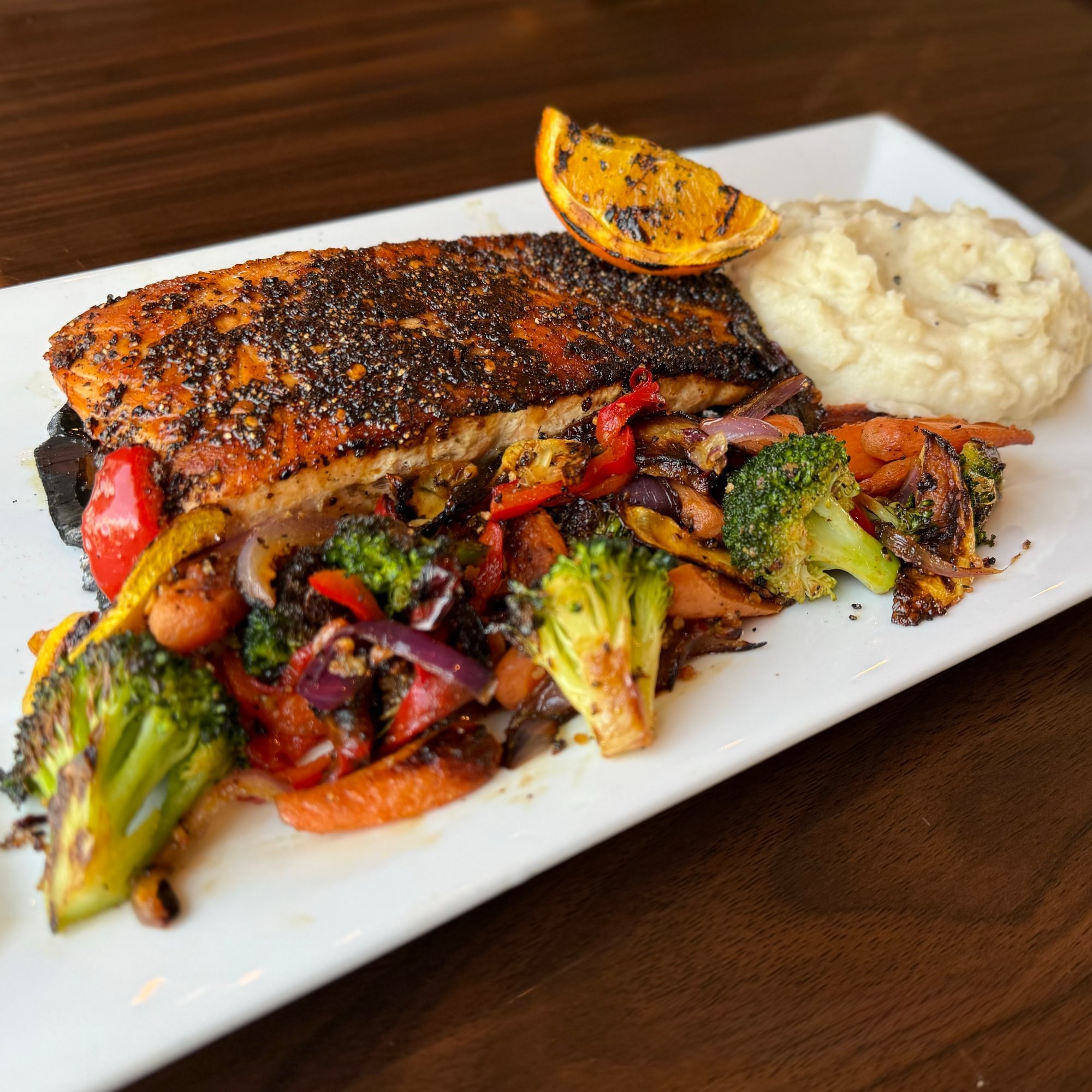 Cedar Plank Smoked Salmon