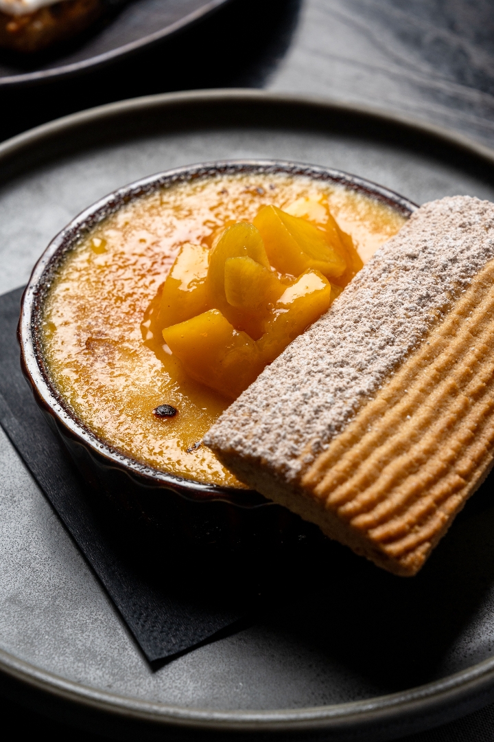 Peaches & Cream Crème Brûlée