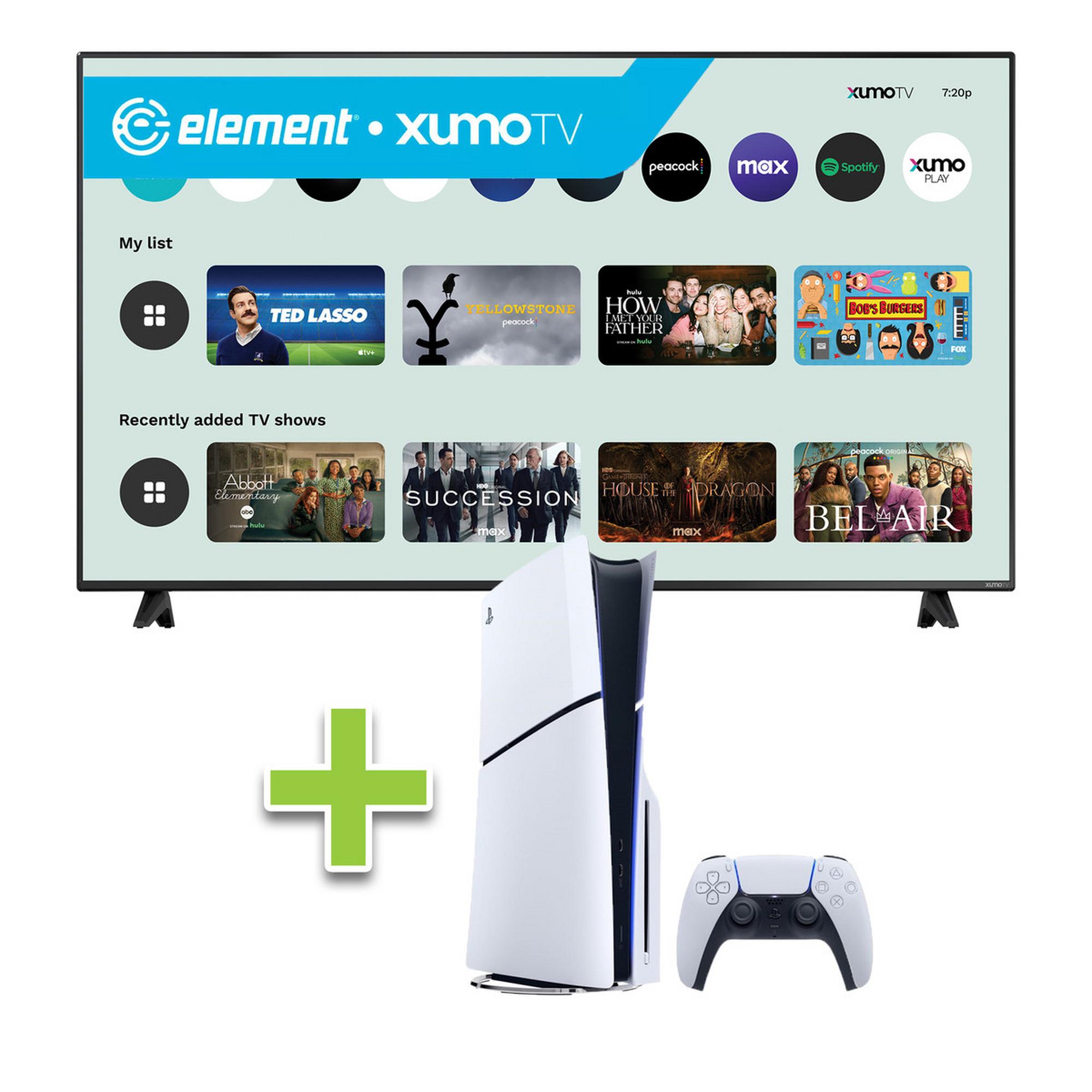 65" Element Xumo TV & Playstation 5