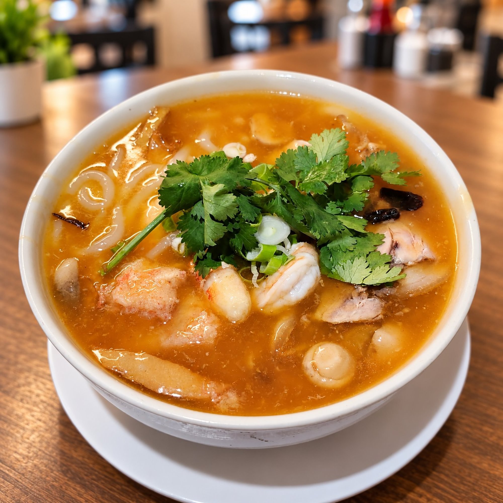 Crab & Pork Tapioca Noodle Soup