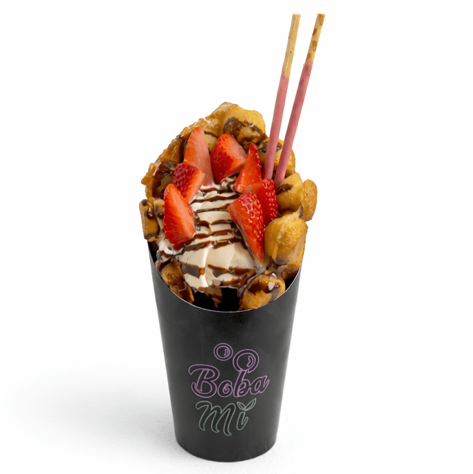 Bubble Waffle Sundae