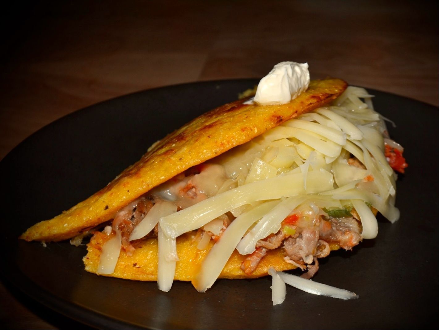 Pork Cachapa / Cachapa de Pernil