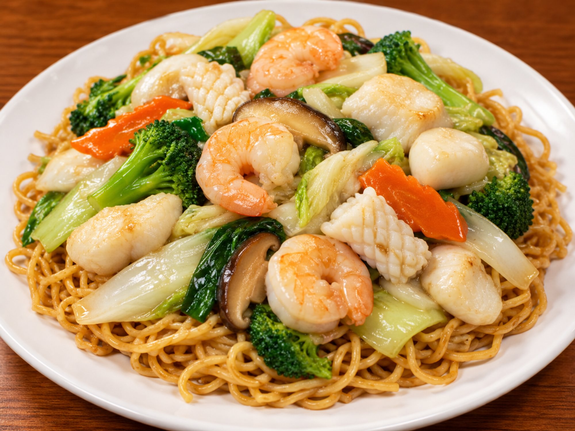 海鮮炒面 138.Seafood Chow Mein