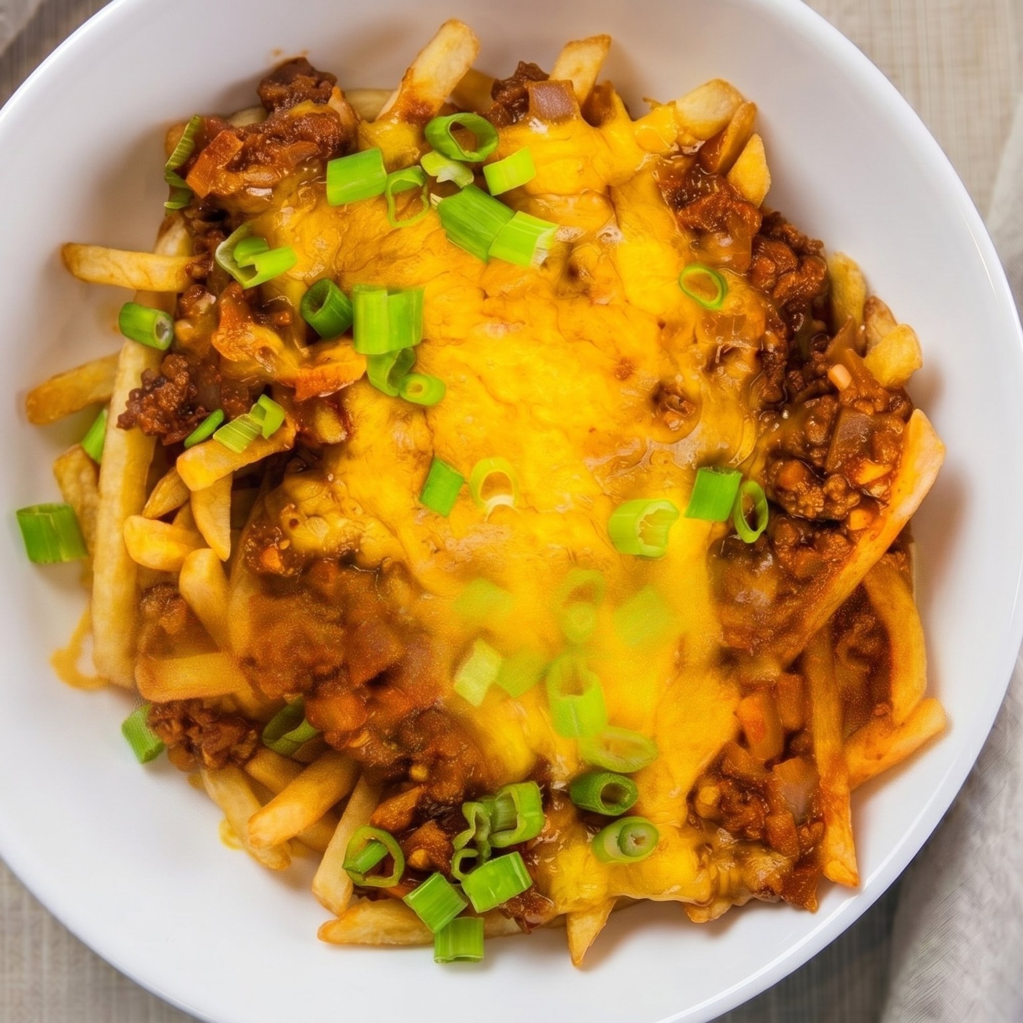 Chili Cheesesteak Fries