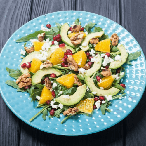 Garden with Cranberry Walnut Chicken Salad