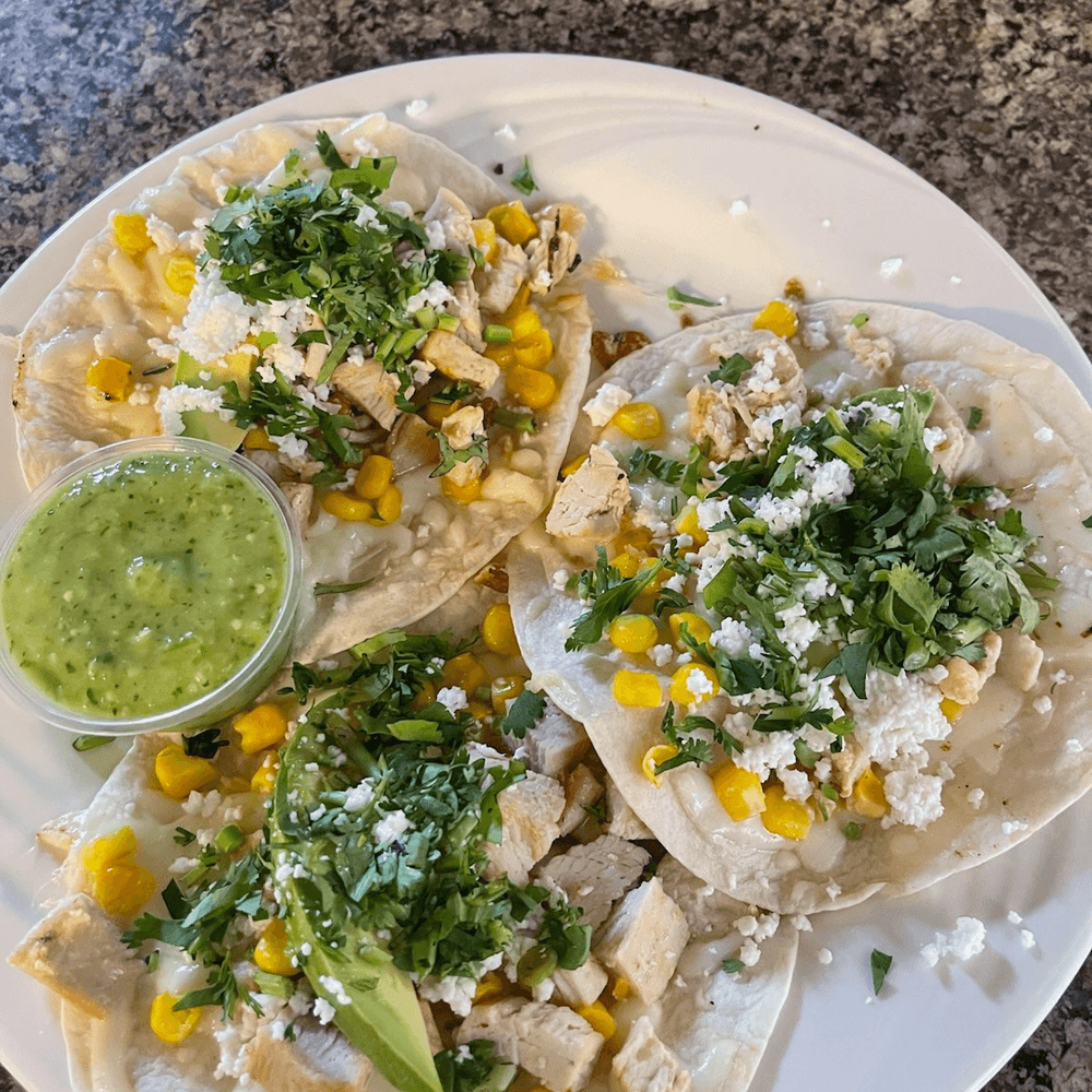 Street Style Chicken Corn Tacos